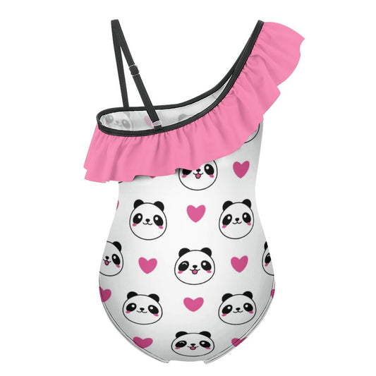 Ruffled One-Piece Swimsuit for Girls