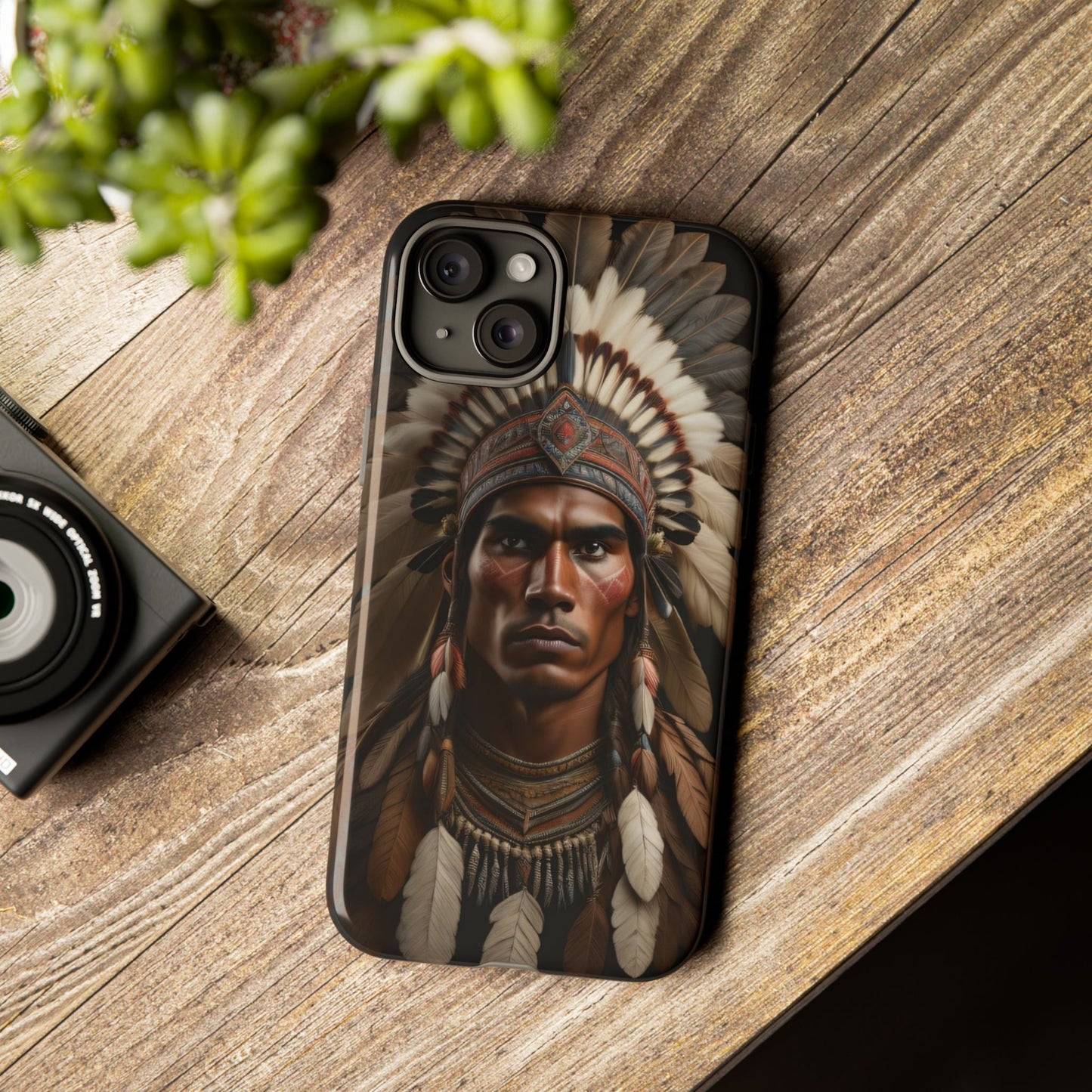Native American Art Phone Case, Strong Culture Design, Unique Gift for Him or Her, Tough Cases, Customizable Protector, Tribal Style