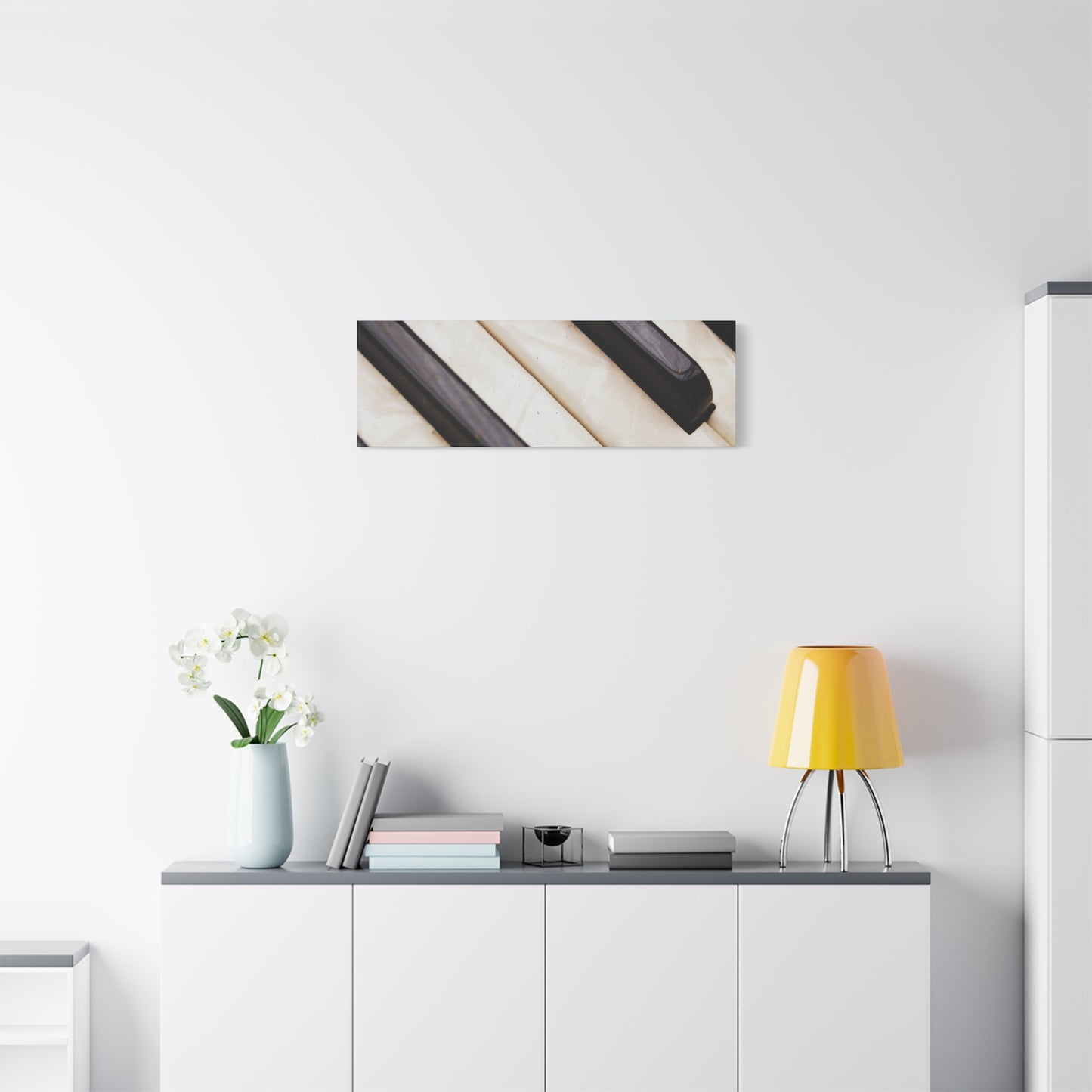 Piano Keys Canvas Wall Art, Music Decor for Home, Perfect Gift for Musicians or Music Lovers