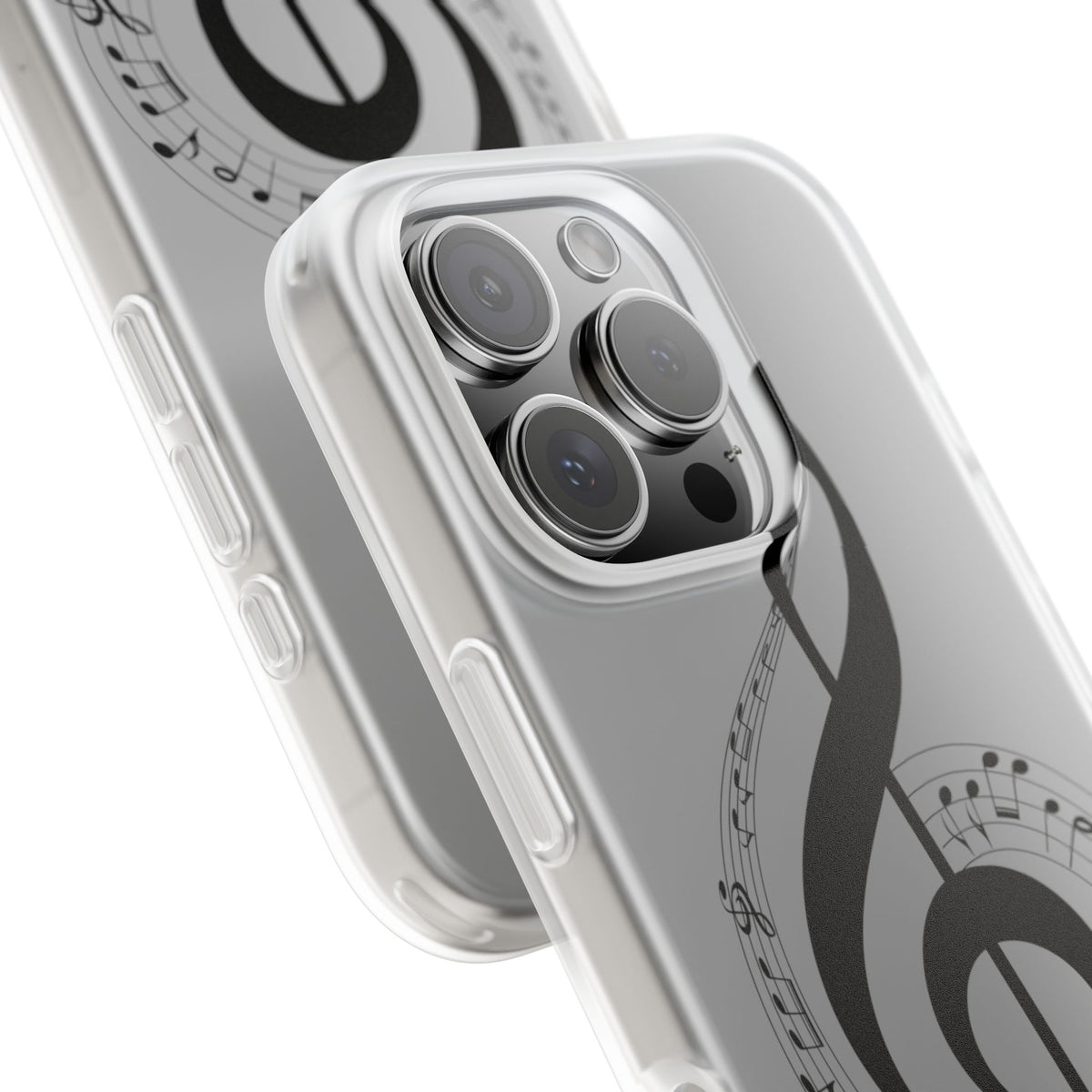 ফোনের কভার — মিউজিক্যাল ট্রেবল ক্লিফ ডিজাইন