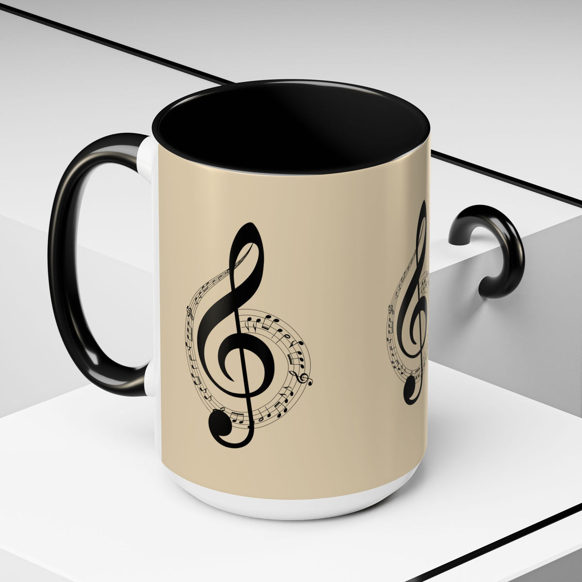 Musical Notes Coffee Mug - Perfect Gift for Music Lovers