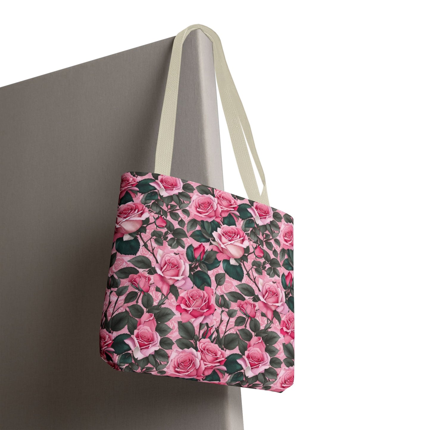 Pretty Pink Floral Tote Bag, Stylish Reusable Bag, Shopping Tote, Gift for Her, Eco-Friendly, Mother's Day Gift