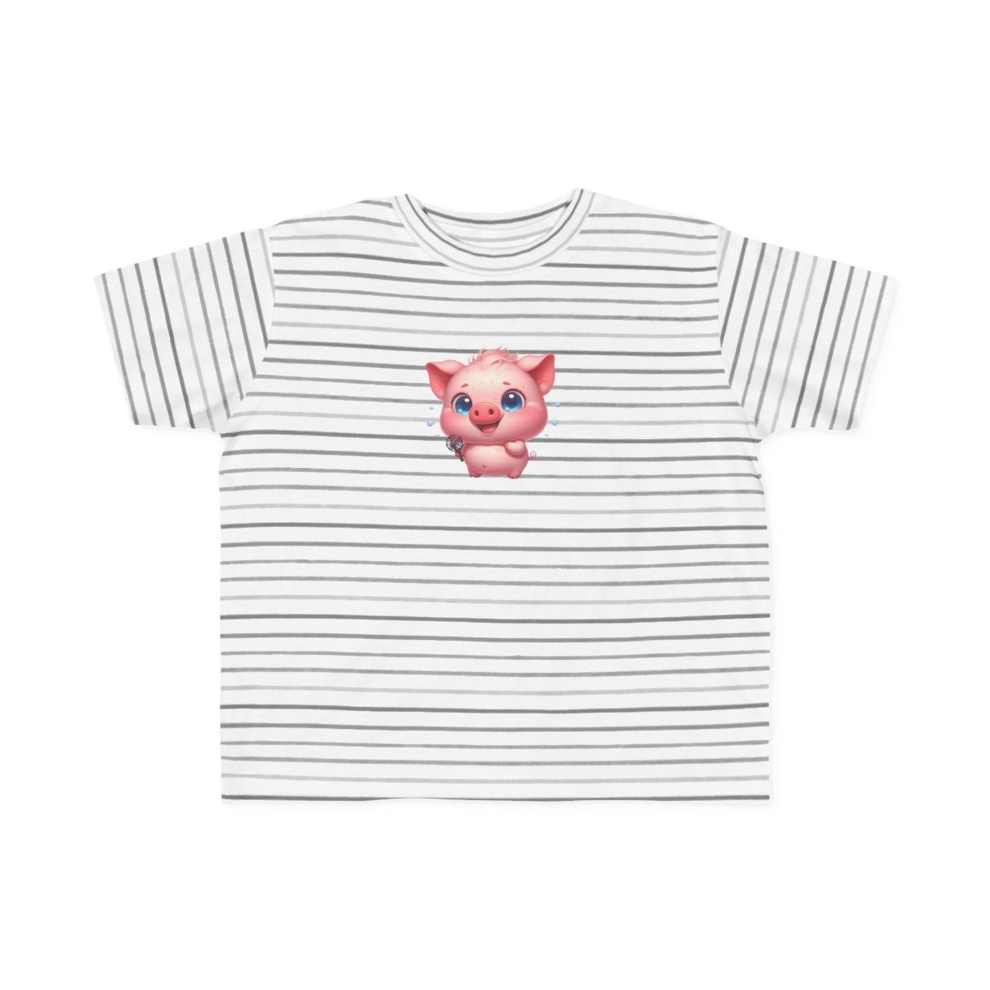 Cute Pig Toddler Tee, Adorable Animal Shirt for Kids, Perfect Baby Gift, Birthday Outfit, Playful Graphic Tee, Toddler Clothing