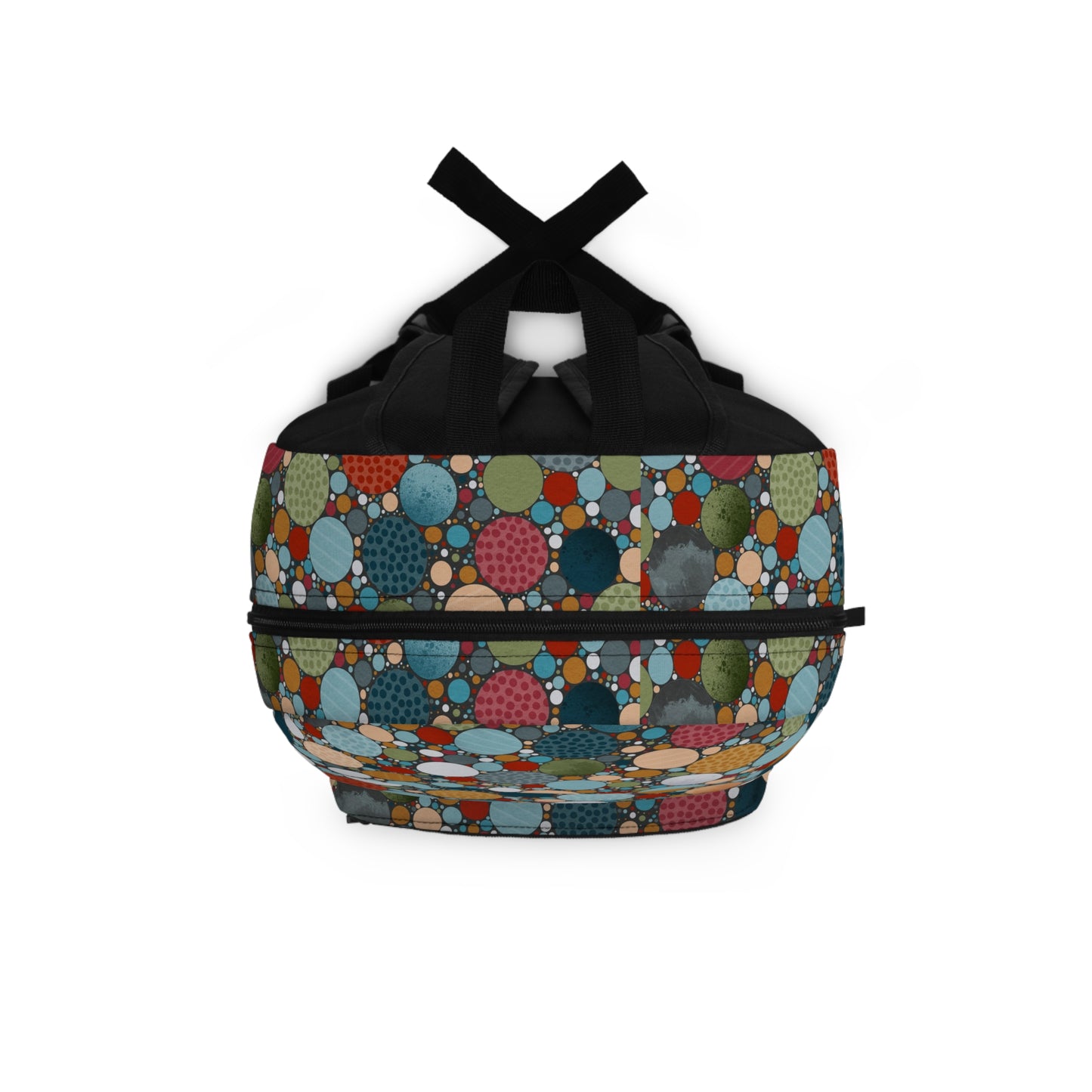 Colorful Polka Dot Backpack, Trendy School Bag, Travel Essentials, Cute Back-to-School Accessory, Stylish Everyday Use, Chic Gift Idea