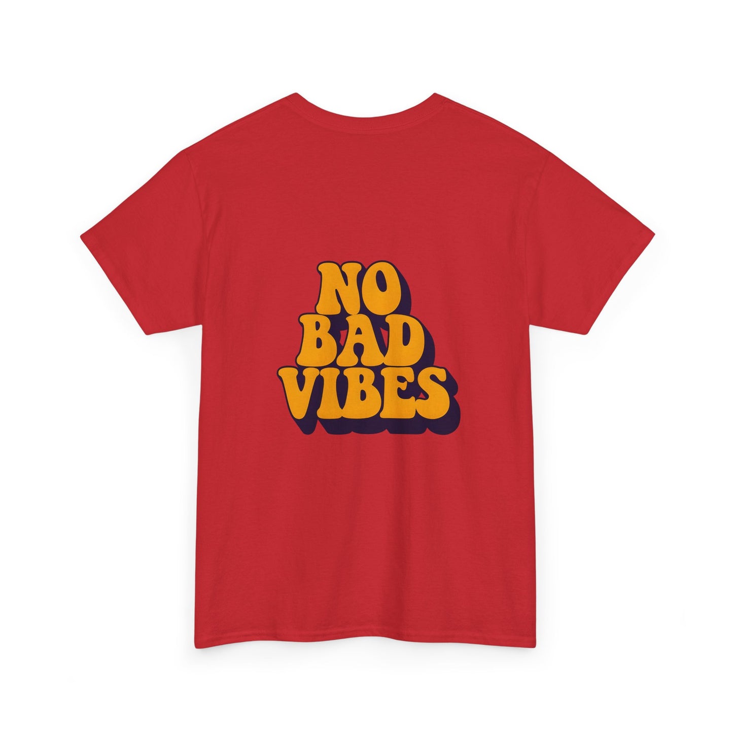 Good Vibes Only Unisex Heavy Cotton Tee, Casual Tee, Positive Message Shirt, Summer Fashion, Gift for Friends, Outdoor Wear