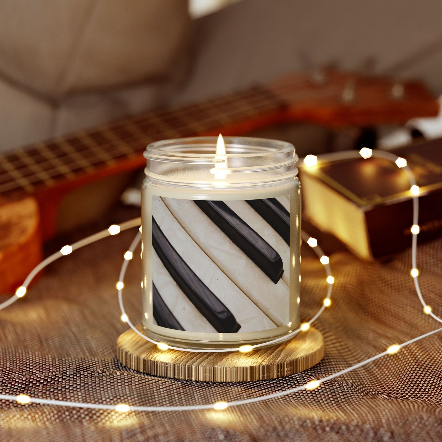 Piano Keys Scented Candles - Aromatic Bliss for Music Lovers, Relaxation, Home Decor, Gift for Musicians, Cozy Atmosphere
