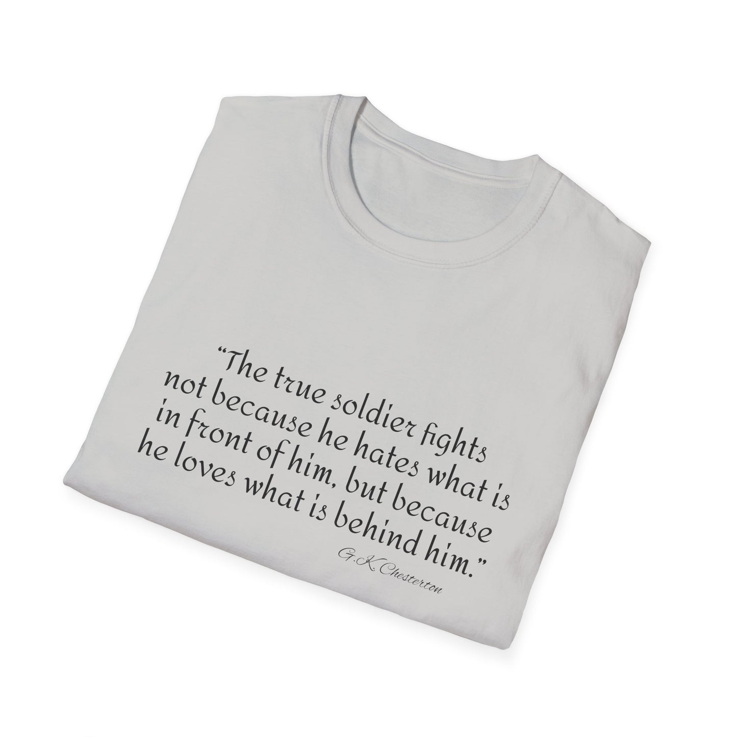 Inspirational Unisex T-Shirt, Gift for Soldiers