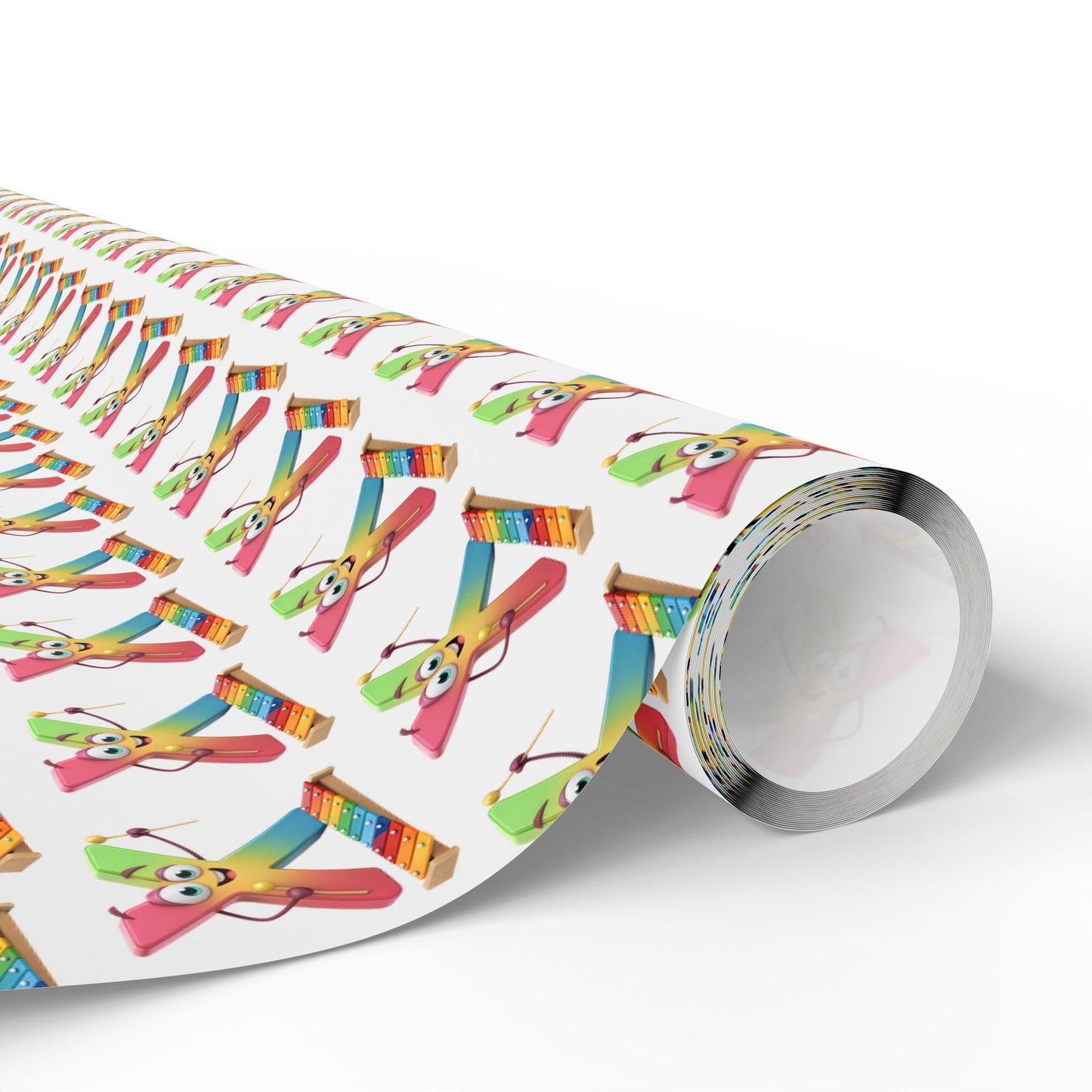 Colorful Character Wrapping Paper, Gift Wrap for Birthdays, Holidays, Celebrations, Fun Patterns, Party Supplies
