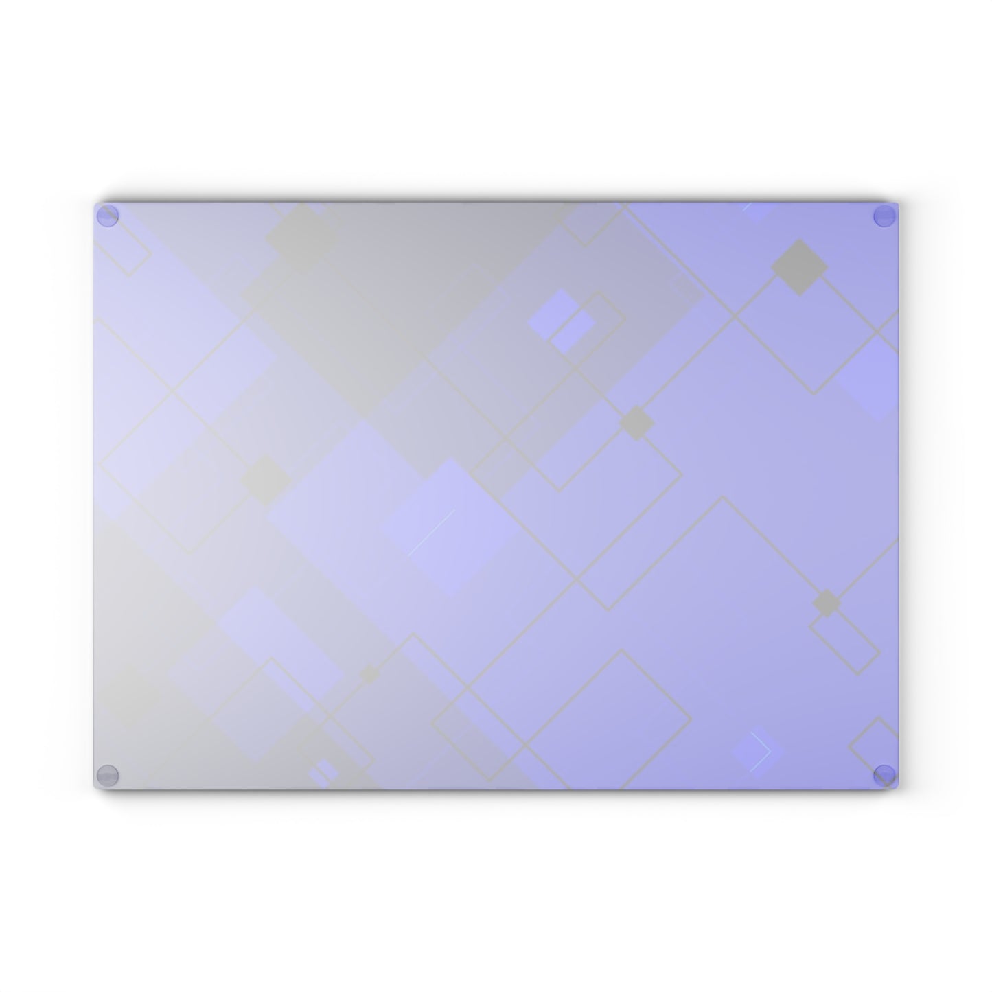 Geometric Glass Cutting Board - Modern Kitchen Decor, Unique Gift for Chefs, Housewarming, Wedding, Stylish Kitchen Accessory