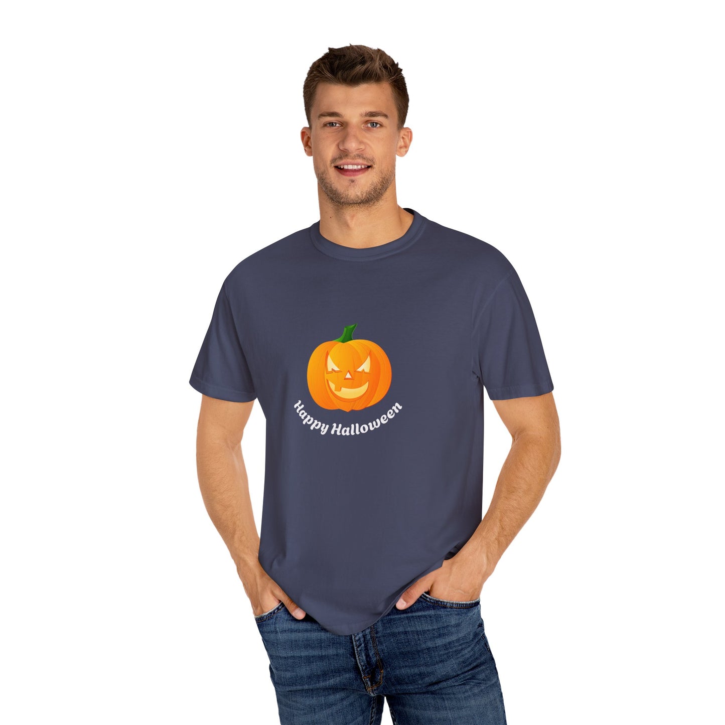 Halloween Pumpkin T-Shirt, Unisex Fall Shirt, Spooky Tee, Autumn Casual Wear, Trick or Treat Costume