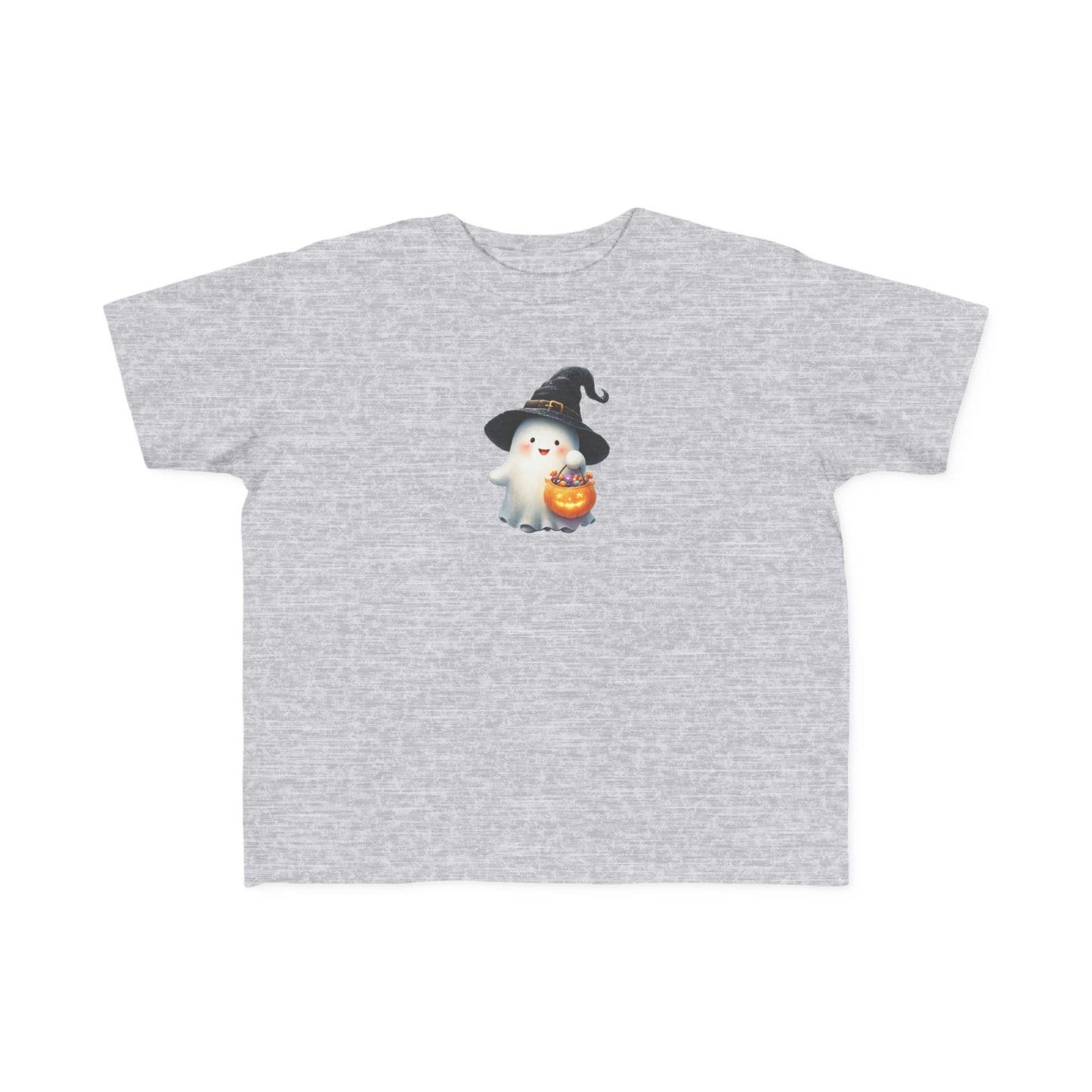 Adorable Halloween Toddler Tee, Cute Ghost Design, Kids Halloween Outfit, Witch Hat Shirt, Toddler Costume Top