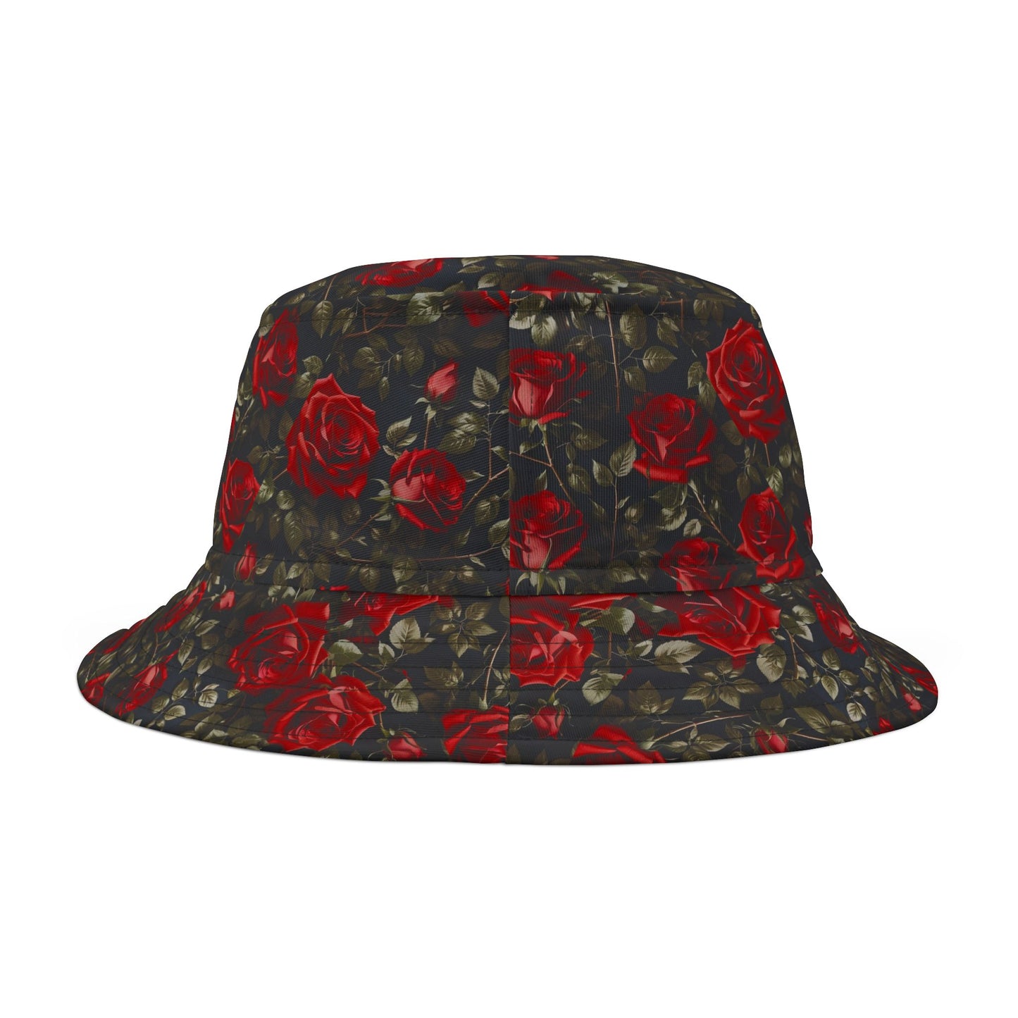 Rose Print Bucket Hat, Floral Bucket Hat, Trendy Summer Hat, Gift for Her, Boho Style Accessory