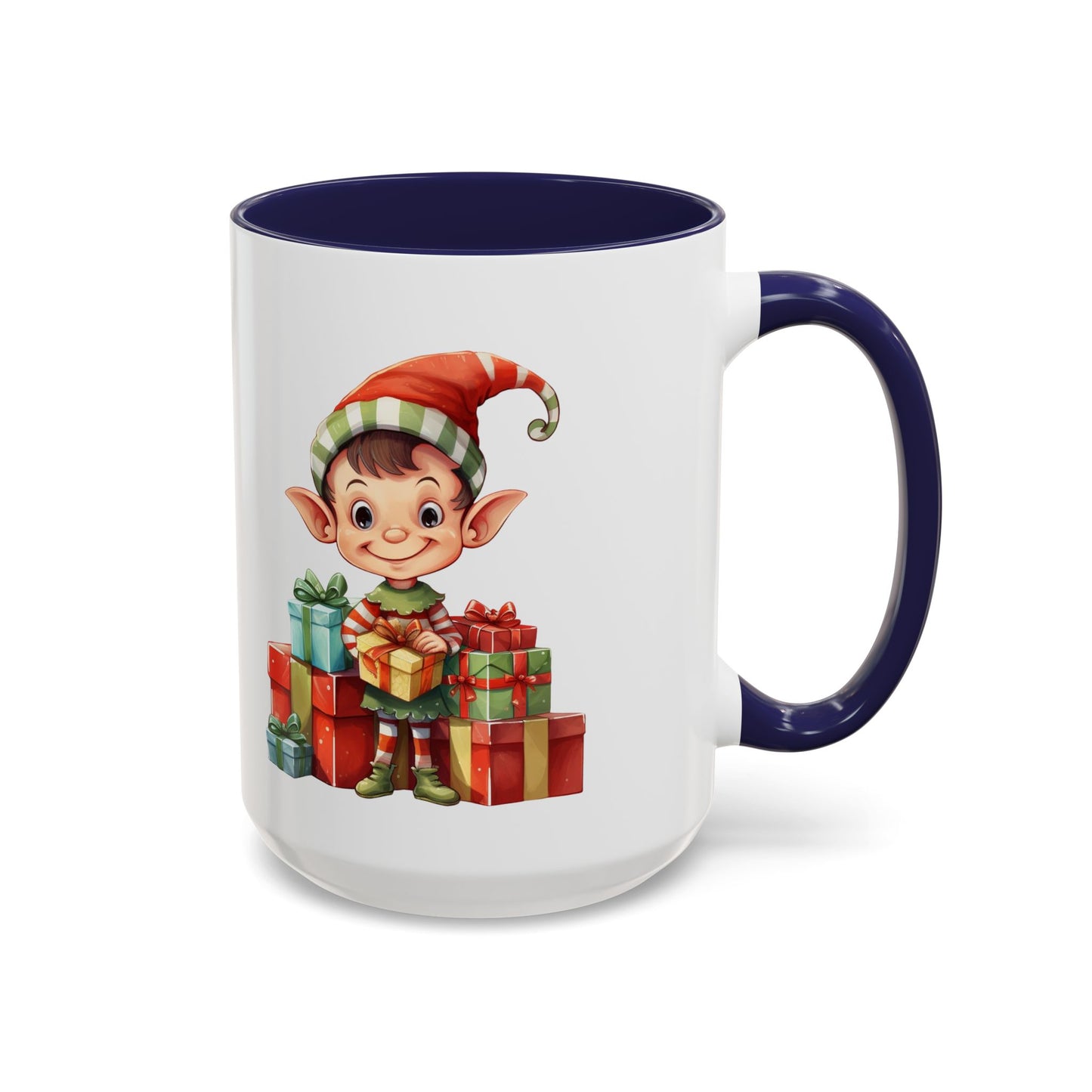 Holiday Elf Coffee Mug - Festive Gift Mug, Christmas Decor, Cute Elf Mug, Coffee Lover Gift, Winter Holiday Drinkware