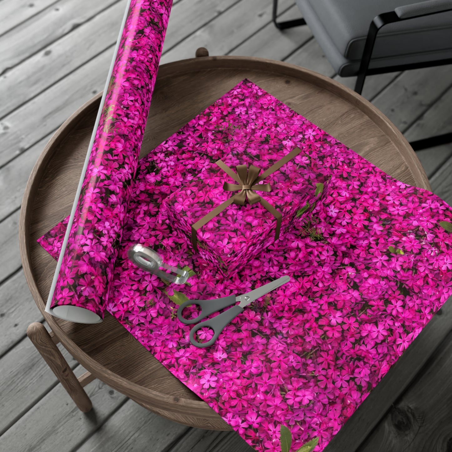 Vibrant Floral Gift Wrap Paper - Perfect for All Occasions, Birthday, Holiday,