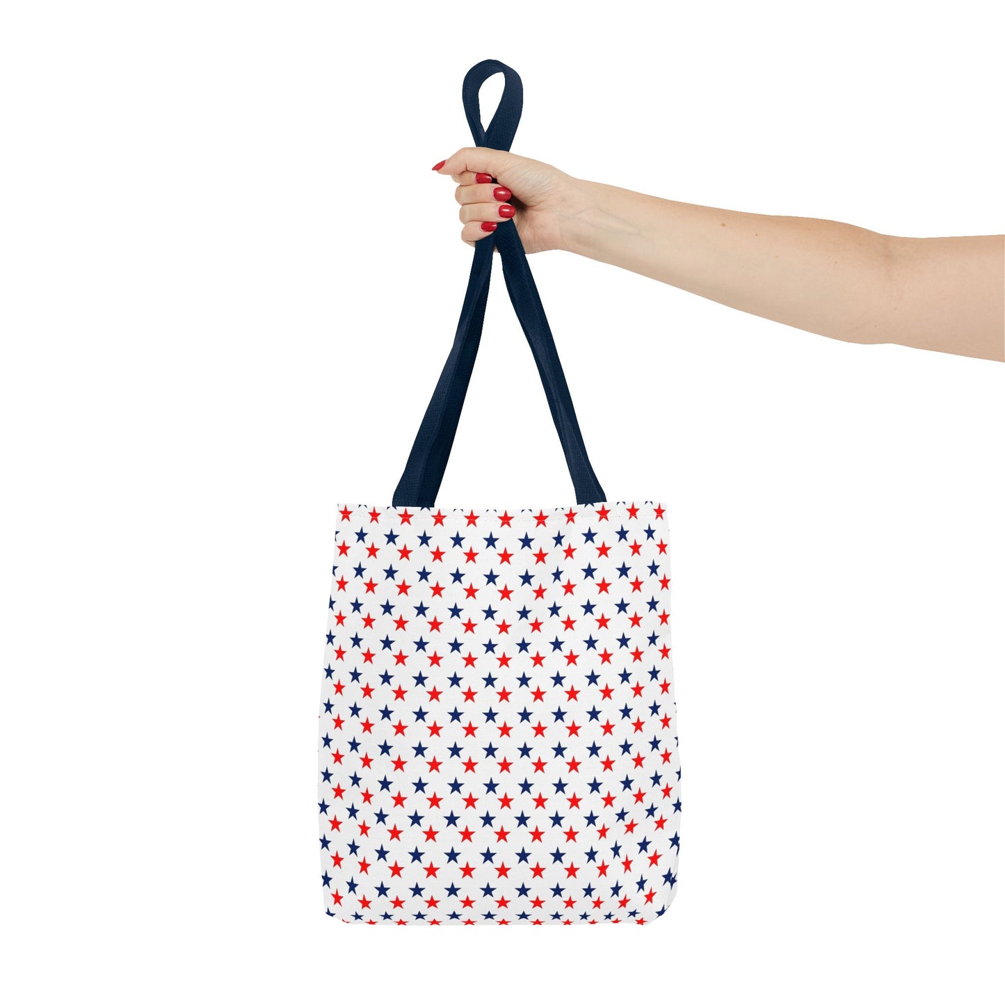 Tote Bag stars red white and blue