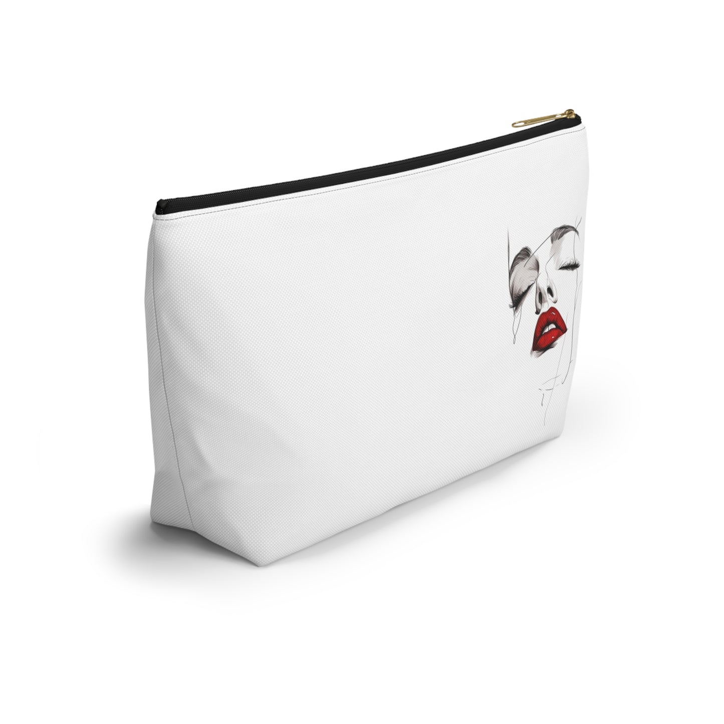 Elegant Makeup Accessory Pouch, Beauty Organizer Pouch, Cosmetic Bag, Gift for Her, Stylish Travel Pouch, Fashionable Storage