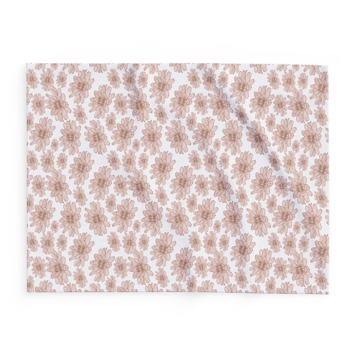Cozy Floral Fleece Blanket - Soft Blanket for Home Decor, Gift for Housewarming, Anniversary, Wedding, Comfort Blanket