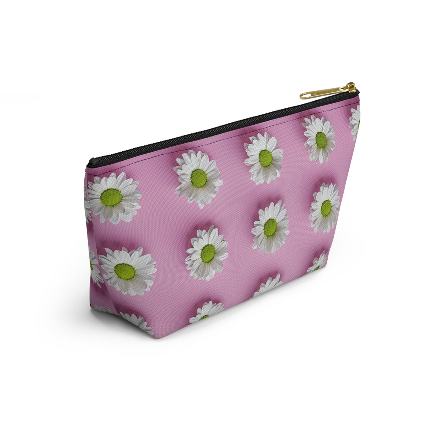 Daisy Print Accessory Pouch | Floral Makeup Bag, Travel Organizer
