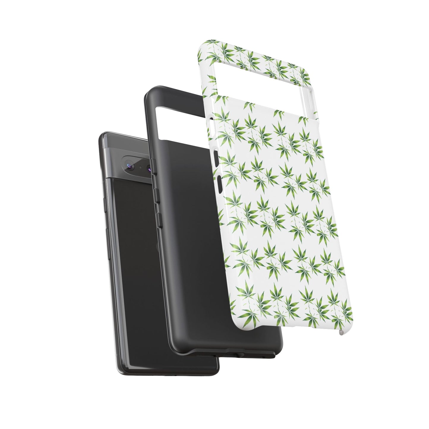 Stylish Phone Case with Cannabis Leaf Design, Durable Phone Cover, Gift for Stoner Friends, Unique Phone Accessory, Nature-Inspired Design