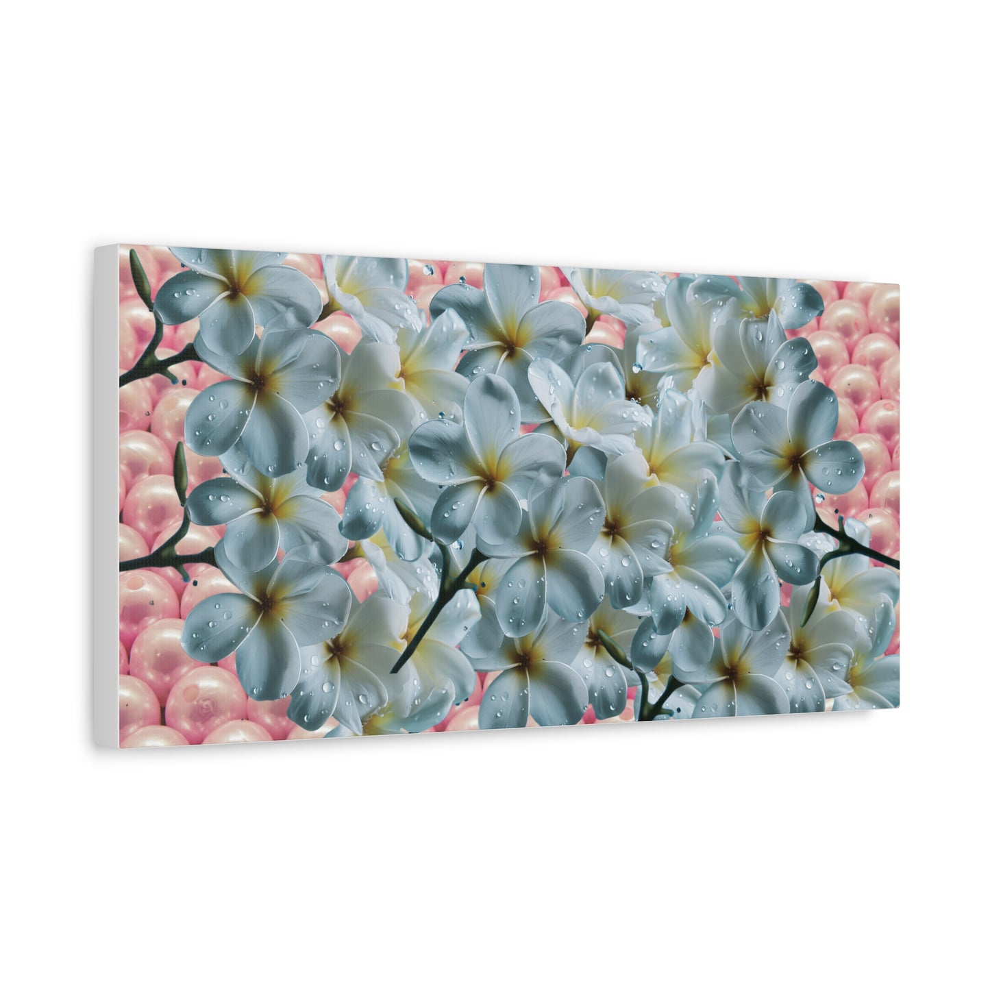 Floral Canvas Art Print - Elegant Home Decor, Botanical Wall Art, Gift for Her, Mother's Day Decoration, Vibrant Flower Artwork