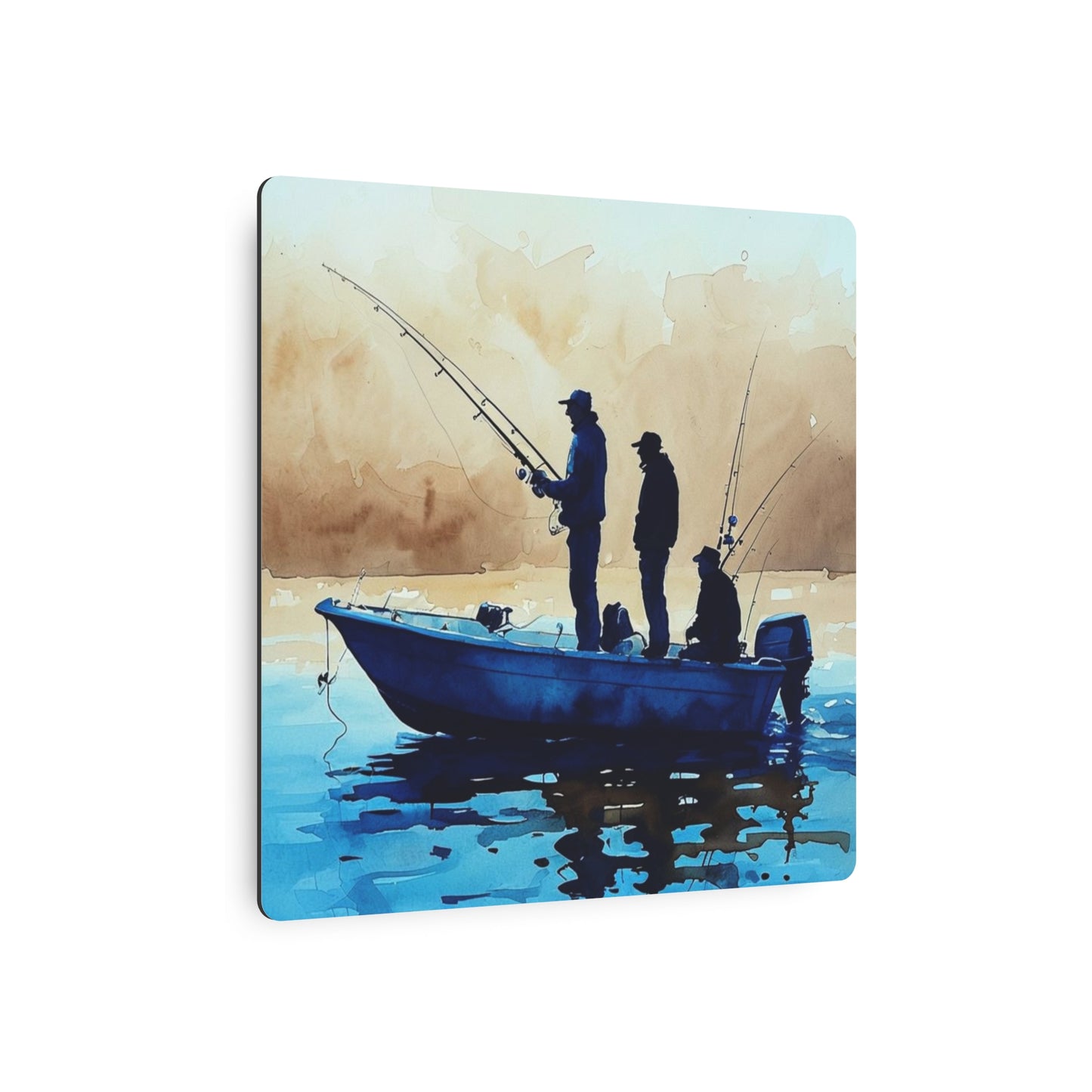 Fishing Metal Art Sign - Perfect Gift for Fishermen, Man Cave Decor, Nautical Wall Art, Outdoor Enthusiast Gift, Fishing Lover Decor