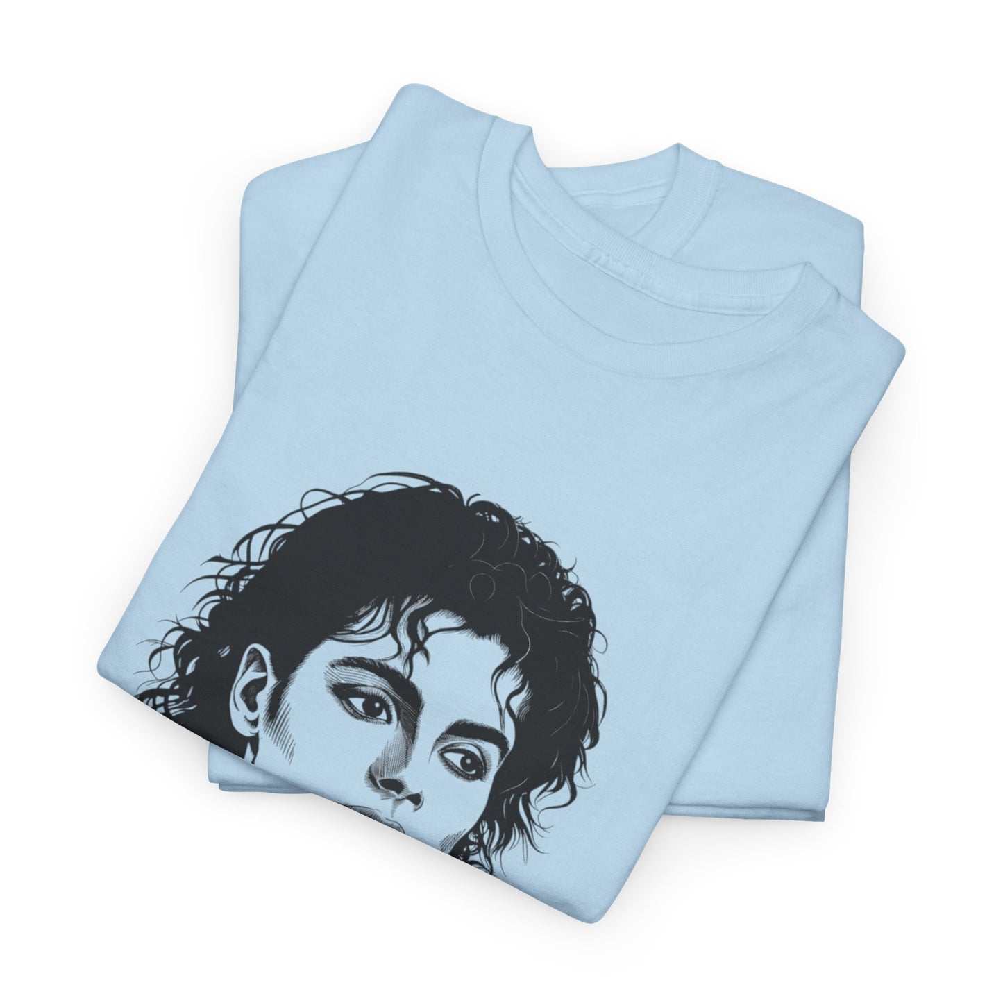 Michael Inspired Unisex Heavy Cotton Tee, Vintage Style Shirt, Retro Graphic Tee, Music Lover Gift, Unisex Casual Wear