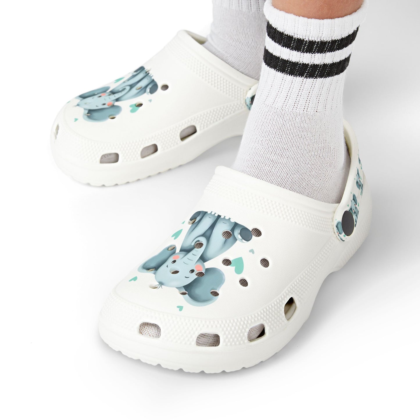 Kid's Elephant Design EVA Foam Clogs, Cute Kids Shoes, Summer Sandals, Fun Footwear, Playtime Shoes, Gift for Children