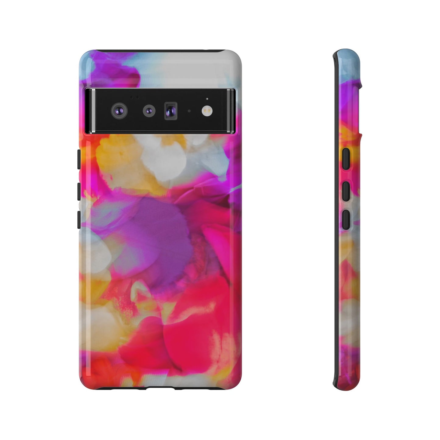 Floral Phone Case: Stylish Art for Your Device, Tough Cases, Gift for Her, Flower Print, Trendy Accessories, Phone Protection