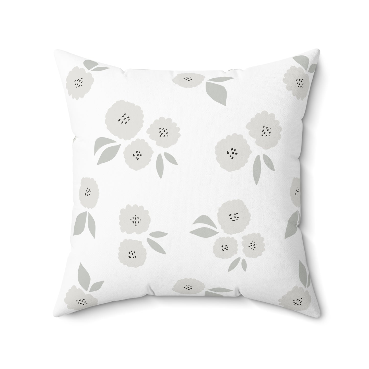 Floral Decor Accent Pillow for Cozy Home, Spring Gift, Boho Decor, Flower Print Cushion, Living Room Accessory