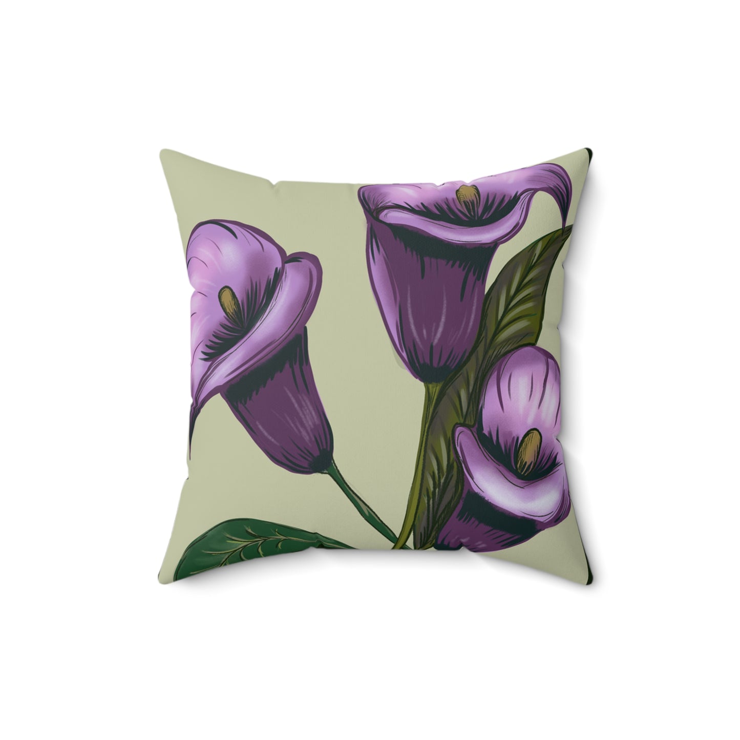 Spun Polyester Square Pillow