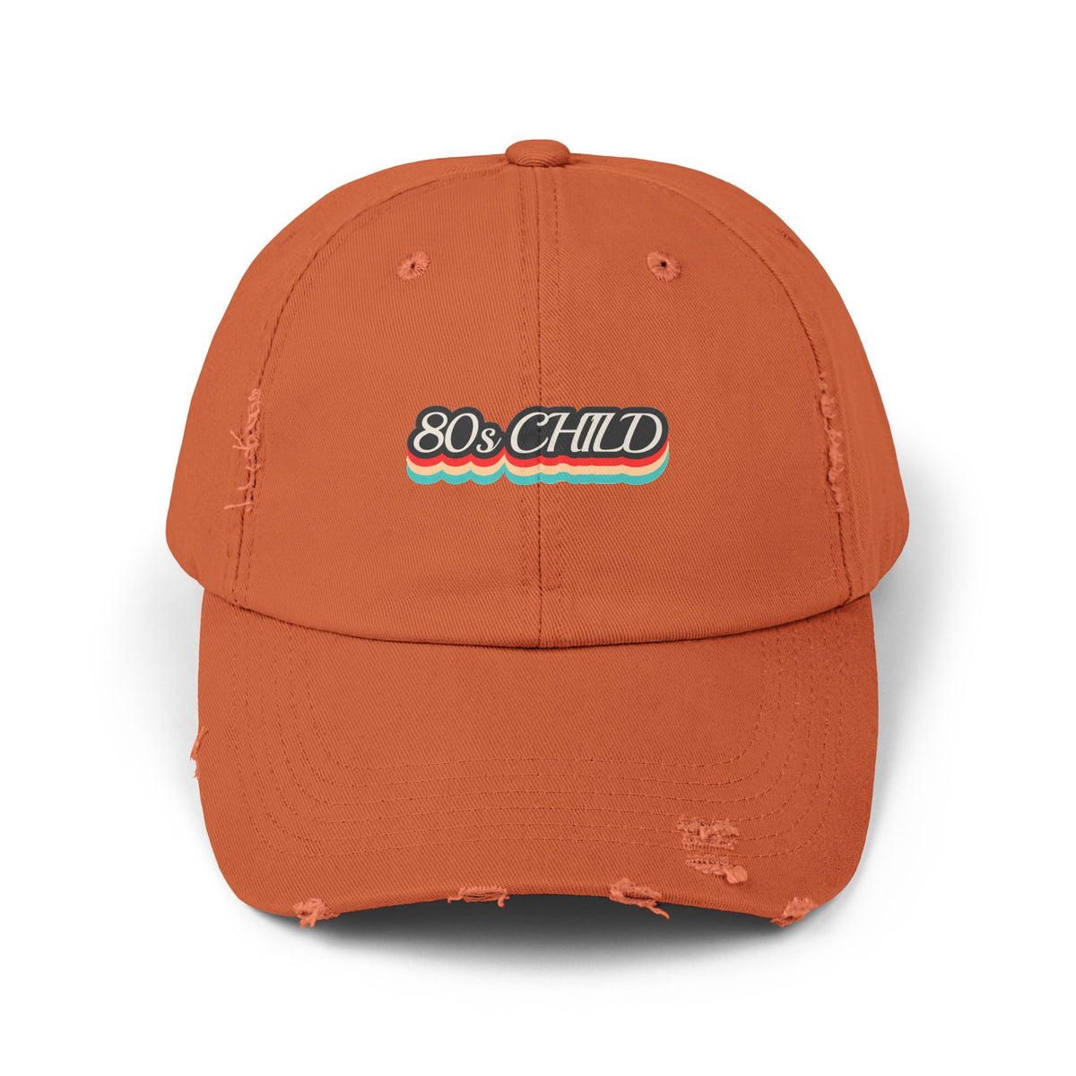 Unisex Distressed Cap- 80s child