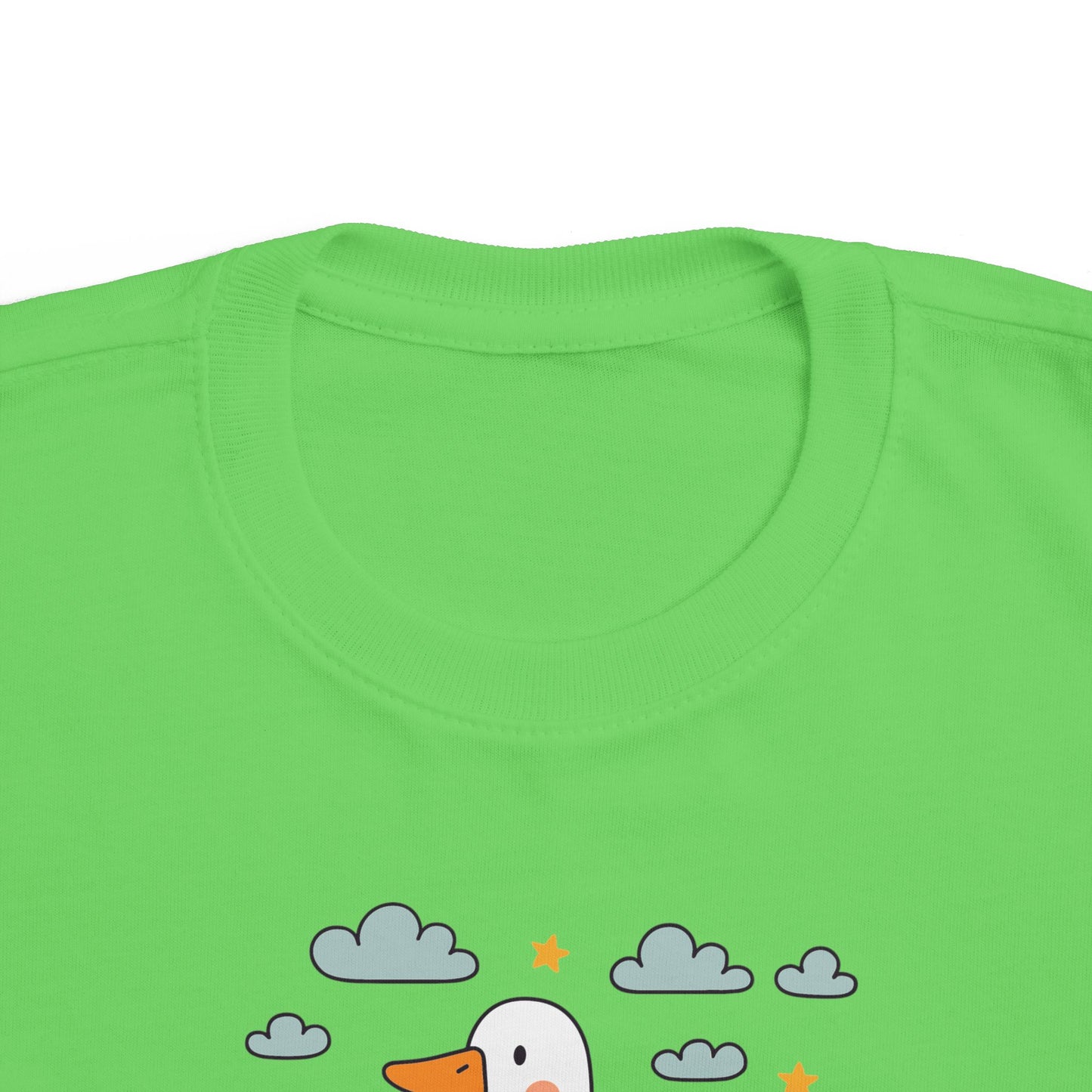 Cute Toddler's Tee with Happy Duck Design, Perfect for Playtime, Gifts, or Family Outings, Summer Fun, Animal Lovers