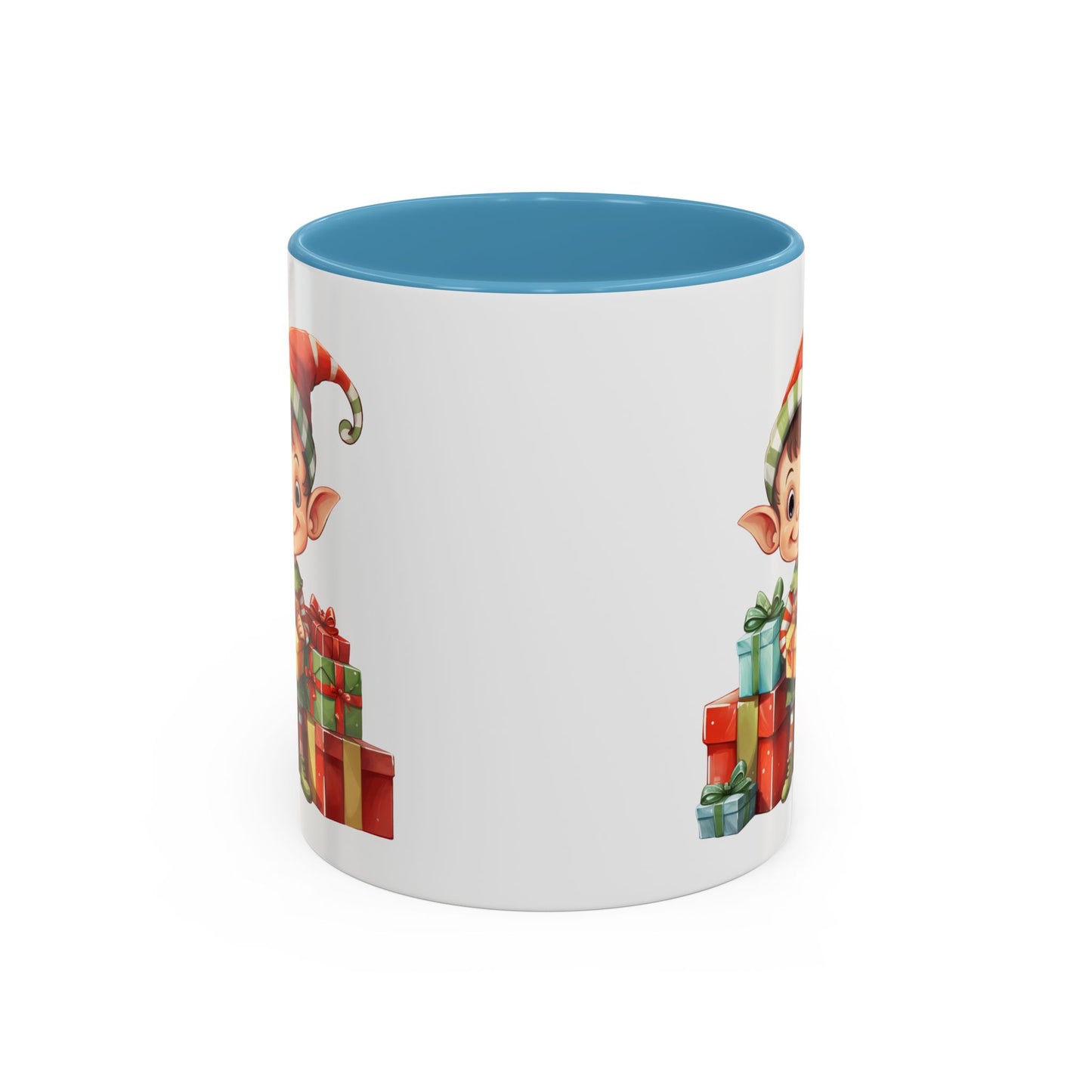 Holiday Elf Coffee Mug - Festive Gift Mug, Christmas Decor, Cute Elf Mug, Coffee Lover Gift, Winter Holiday Drinkware