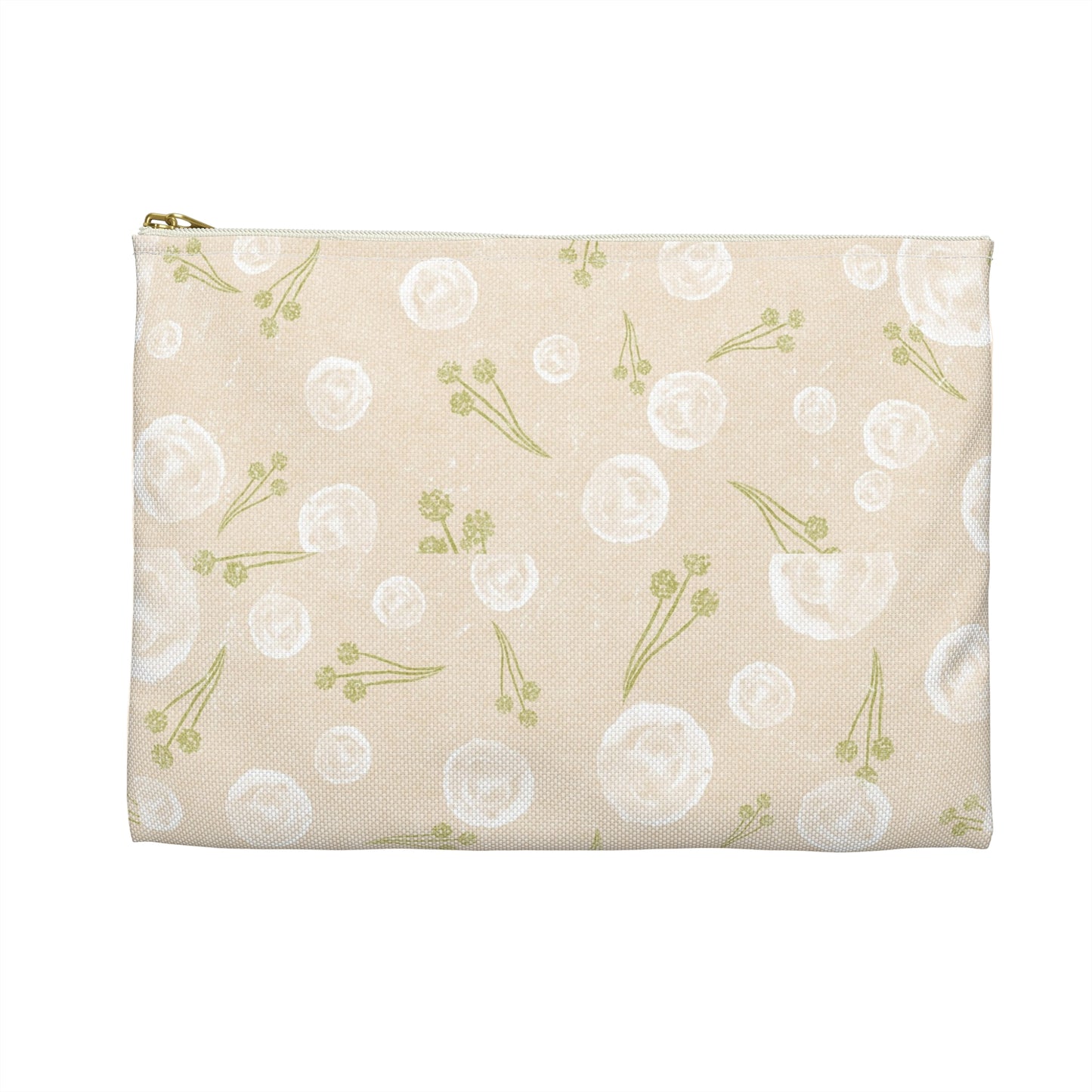 Floral Accessory Pouch - Cute Storage for Makeup, Travel, Organizing, Gifts, Eco-friendly