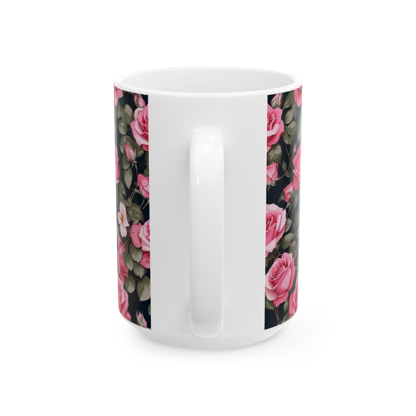 Floral Ceramic Coffee Mug - Perfect for Home, Gifts, Tea Lovers, Mother's Day, Floral Decor, Tea or Coffee, Rose Design