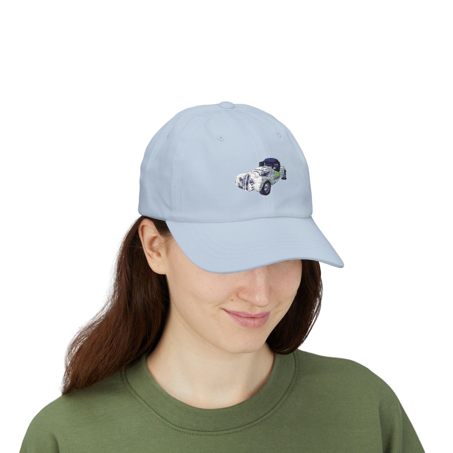 Classic Car Dad Cap, Vintage Auto Hat, Perfect Gift for Car Lovers, Adjustable Dad Hat, Casual Style for Any Occasion