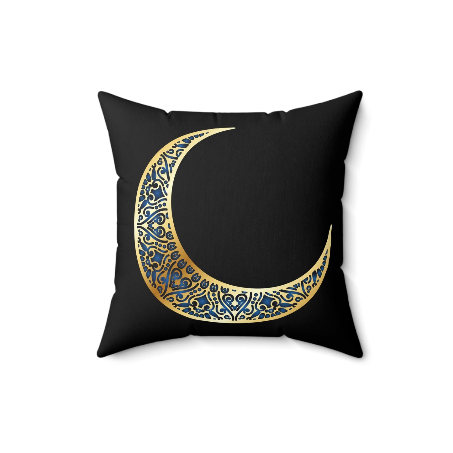 Bohemian Moon Decorative Pillow, Elegant Home Decor, Gift for Moon Lovers, Cozy Living Room Accent, Unique Bedroom Accessory