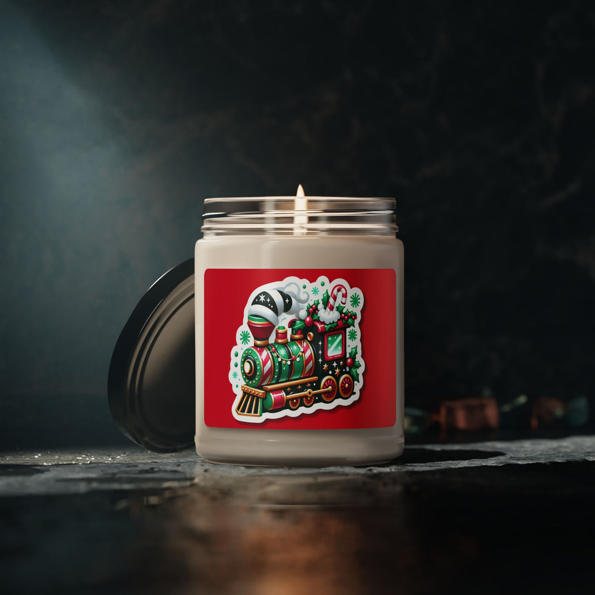 Christmas Train Scented Soy Candle — 9oz Holiday Holidayjar Gift