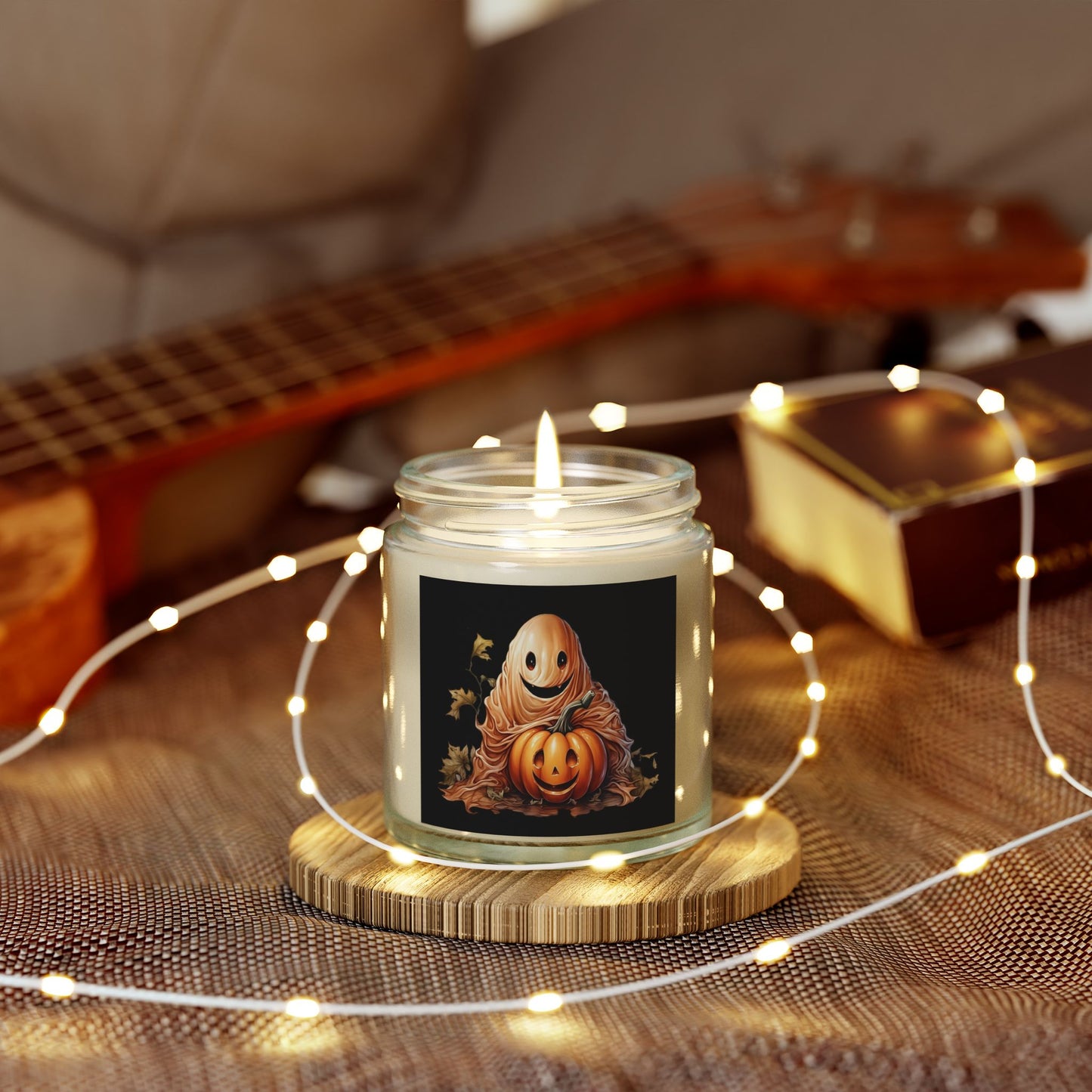 Halloween Scented Candles, Fall Decor, Cozy Home Fragrance, Pumpkin Spice Candle, Spooky Vibes, Autumn Gift