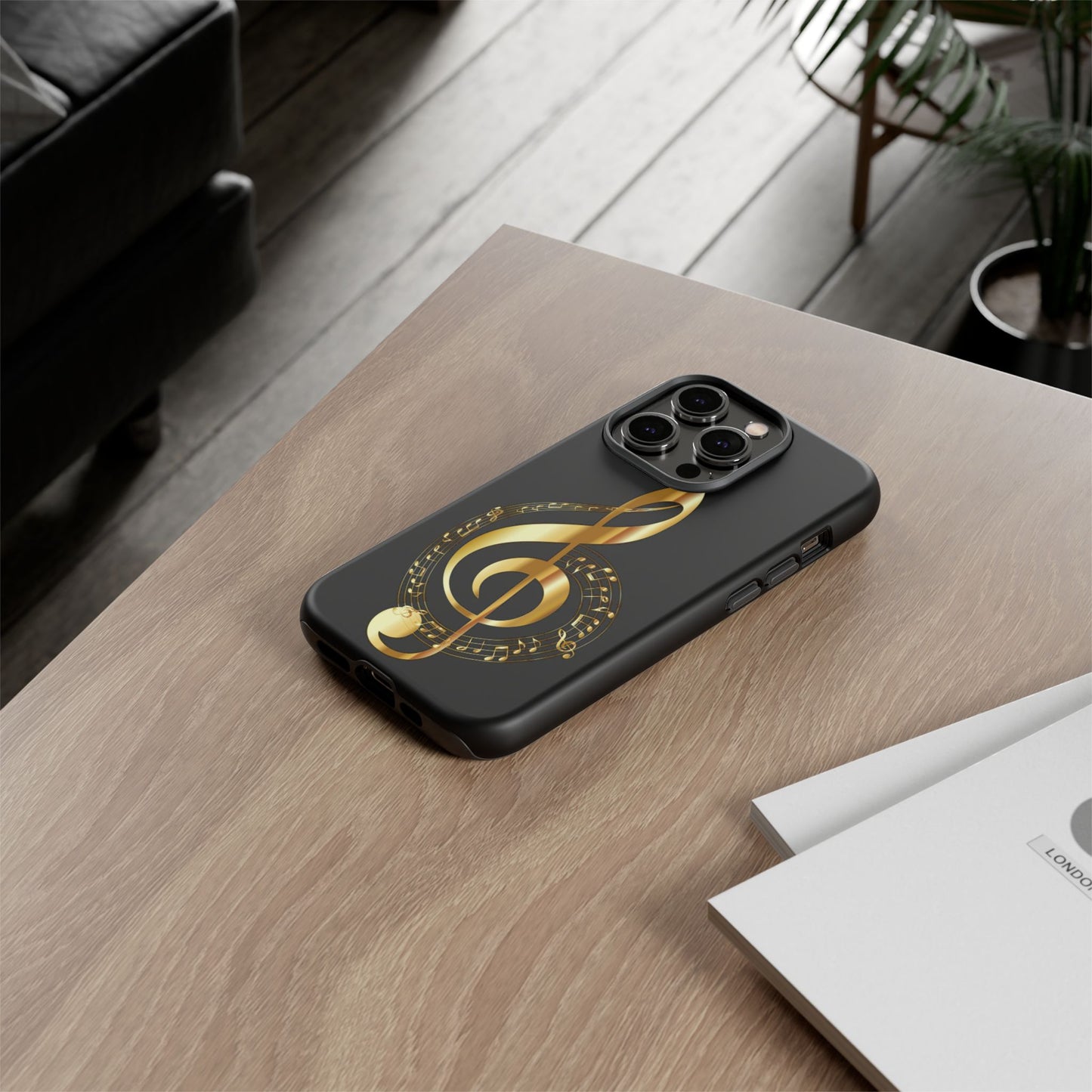 Tough Cases black gold musical Note