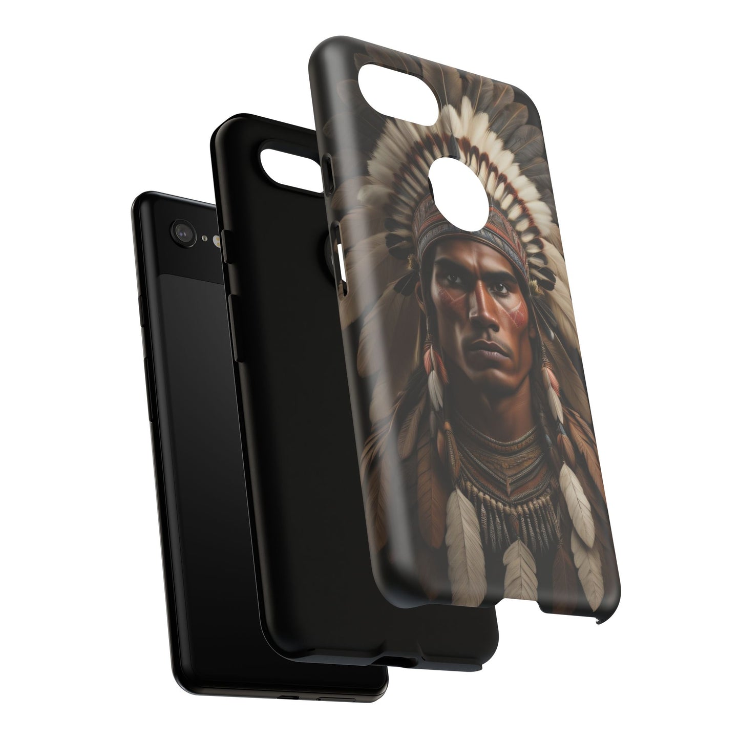Native American Art Phone Case, Strong Culture Design, Unique Gift for Him or Her, Tough Cases, Customizable Protector, Tribal Style
