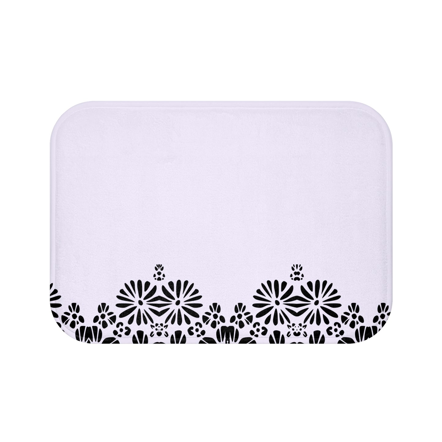 Floral Elegance Bath Mat - Chic Bathroom Decor, Home Spa Essentials, Gift for Her, Modern Design, Cozy Comfort