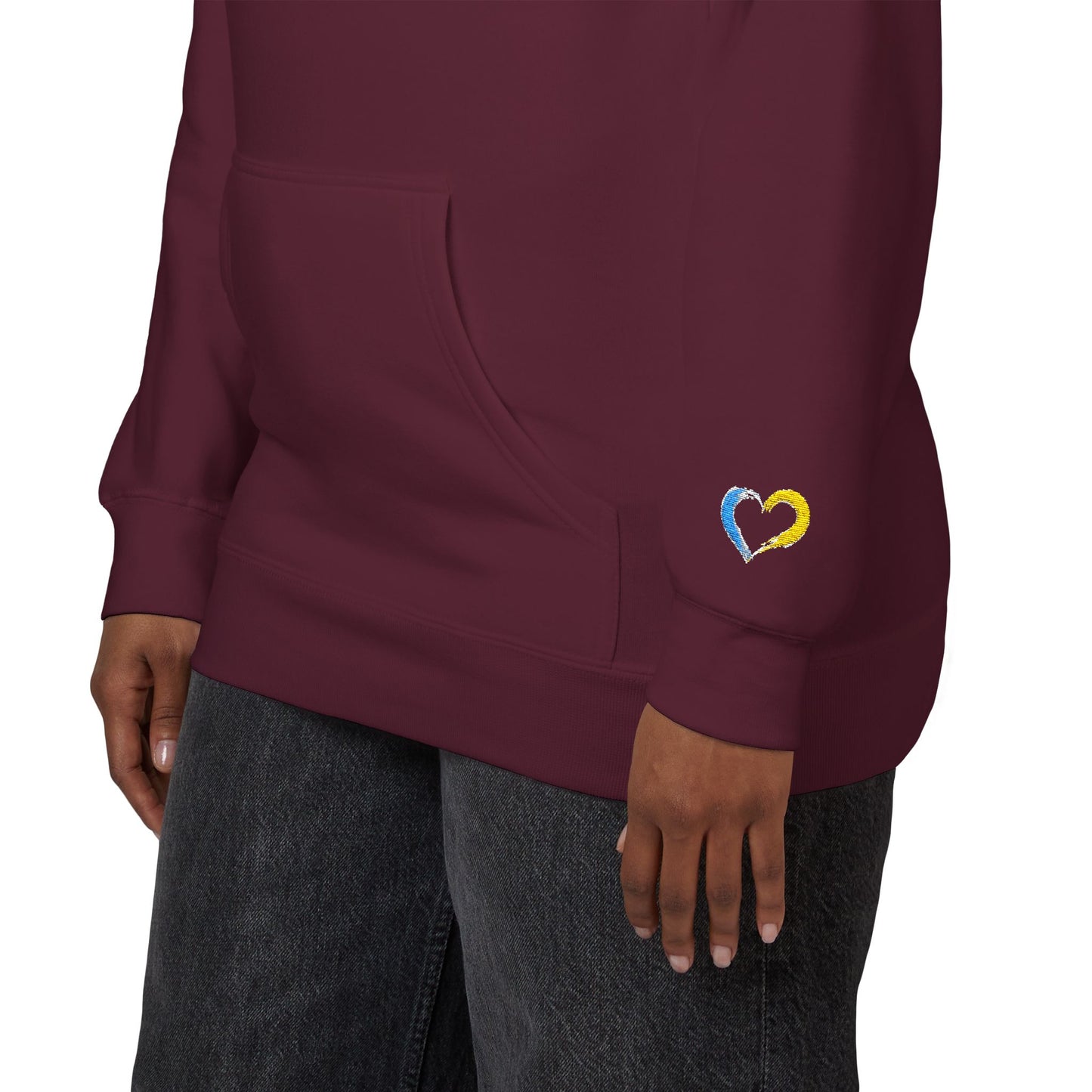 Colorful Heart Unisex Fleece Hoodie | Cozy Gift for Friends, Valentine's Day, Anniversary, Casual Wear, Spring Fashion