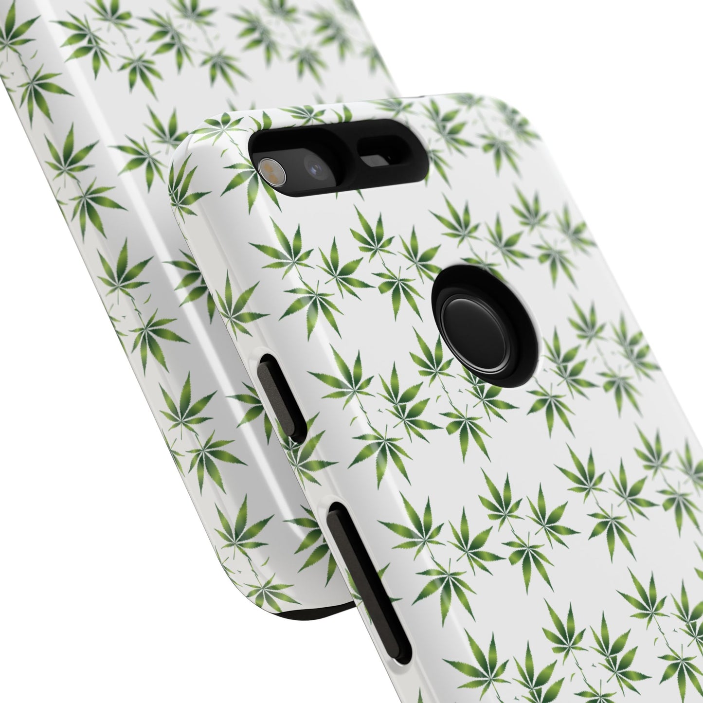 Stylish Phone Case with Cannabis Leaf Design, Durable Phone Cover, Gift for Stoner Friends, Unique Phone Accessory, Nature-Inspired Design