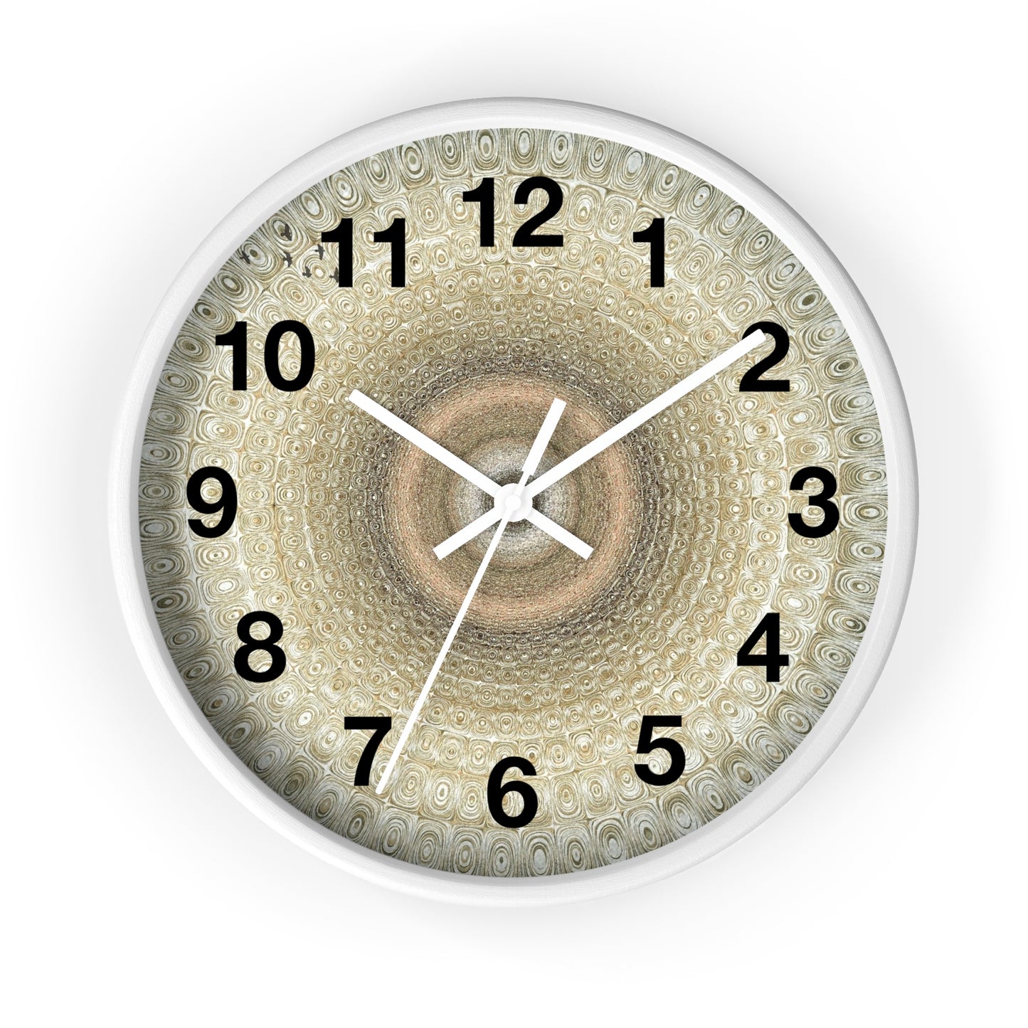 Elegant Textured Wall Clock, Modern Home Decor, Unique Gift for Housewarming, Minimalist Style, Timeless Design, Wall Art