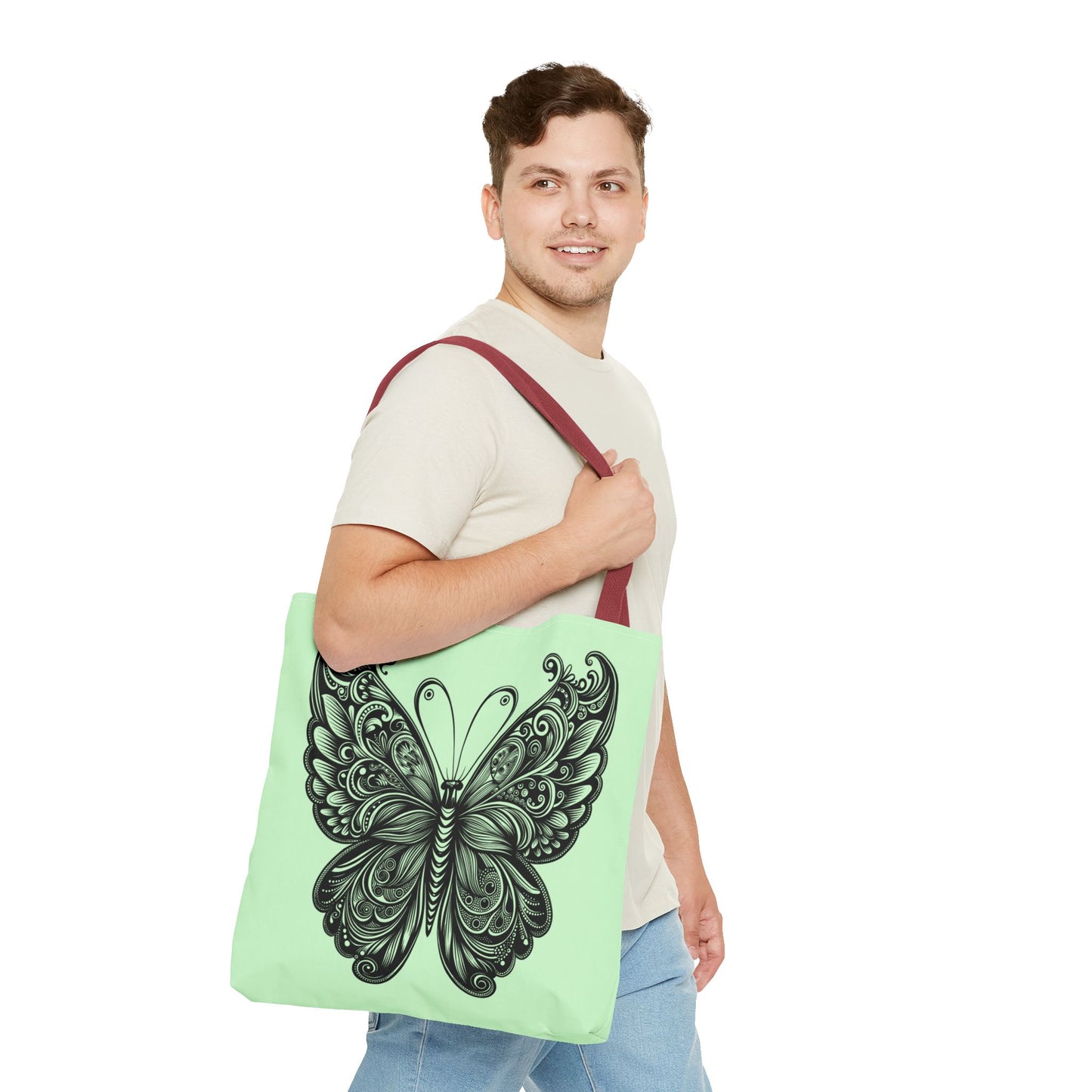 Butterfly Tote Bag | Stylish Eco-Friendly Bag, Nature Lover Gift, Shopping, Beach, Travel, Reusable, Spring Decor