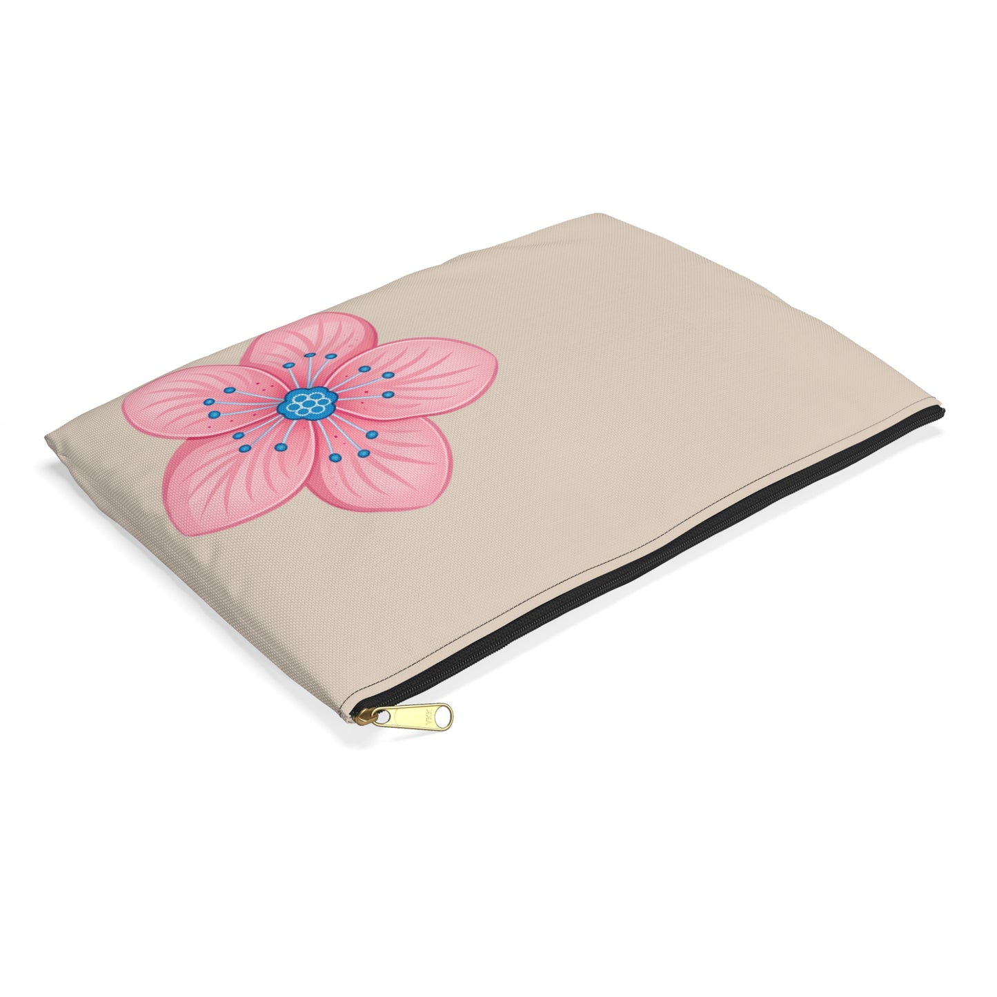 Floral Accessory Pouch - Pink Flower Makeup Bag, Travel Organizer, Gift for Her, Summer Essentials, Cute Storage