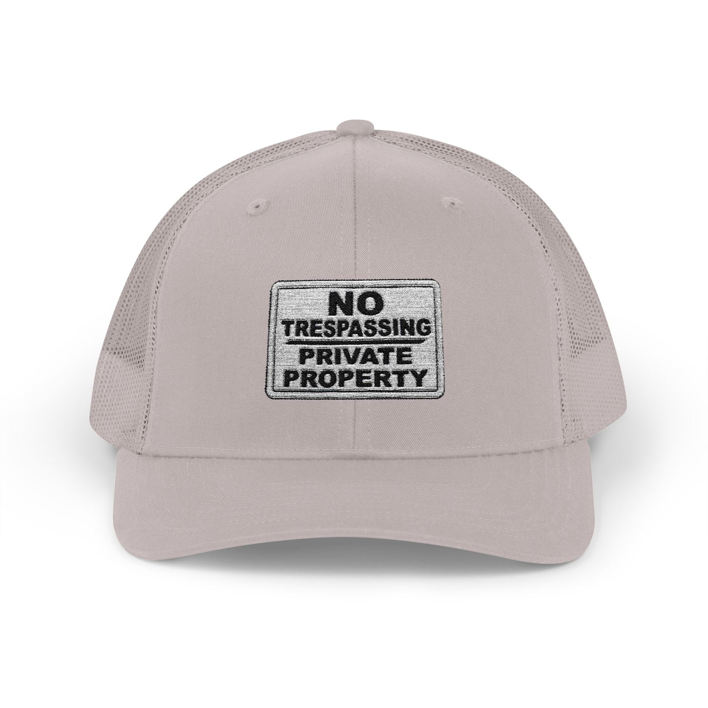 No Trespassing Snapback Trucker Cap, Outdoor Adventure Hat, Unique Gift for him, Summer Casual Style, Trendy Accessory
