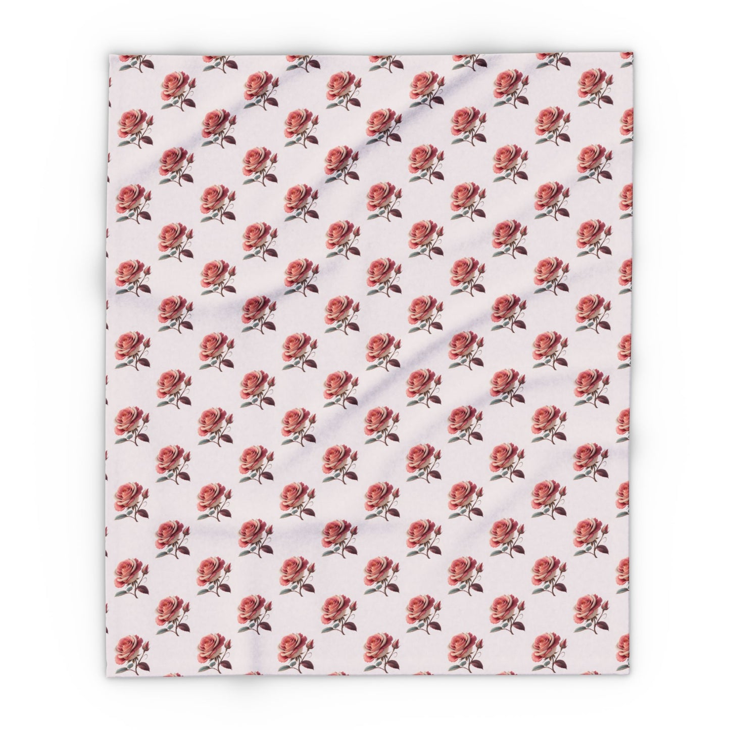 Cozy Floral Fleece Blanket, Soft Throw for Home Decor, Perfect Gift for Christmas, Birthdays, or Housewarming