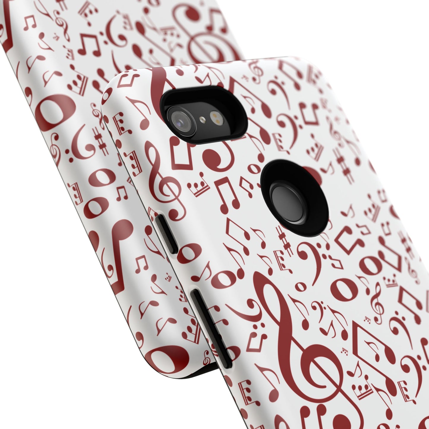 Musical Note Phone Case, Tough iPhone Cover, Gift for Musicians, Customizable, Music Lover's Accessory, Durable Phone Protection